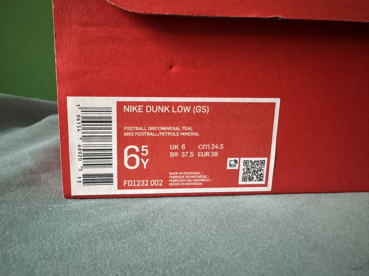 Nike Nike Dunk Low Mineral Teal 2022 Size US 6.5 / EU 39-40 - 6 Thumbnail
