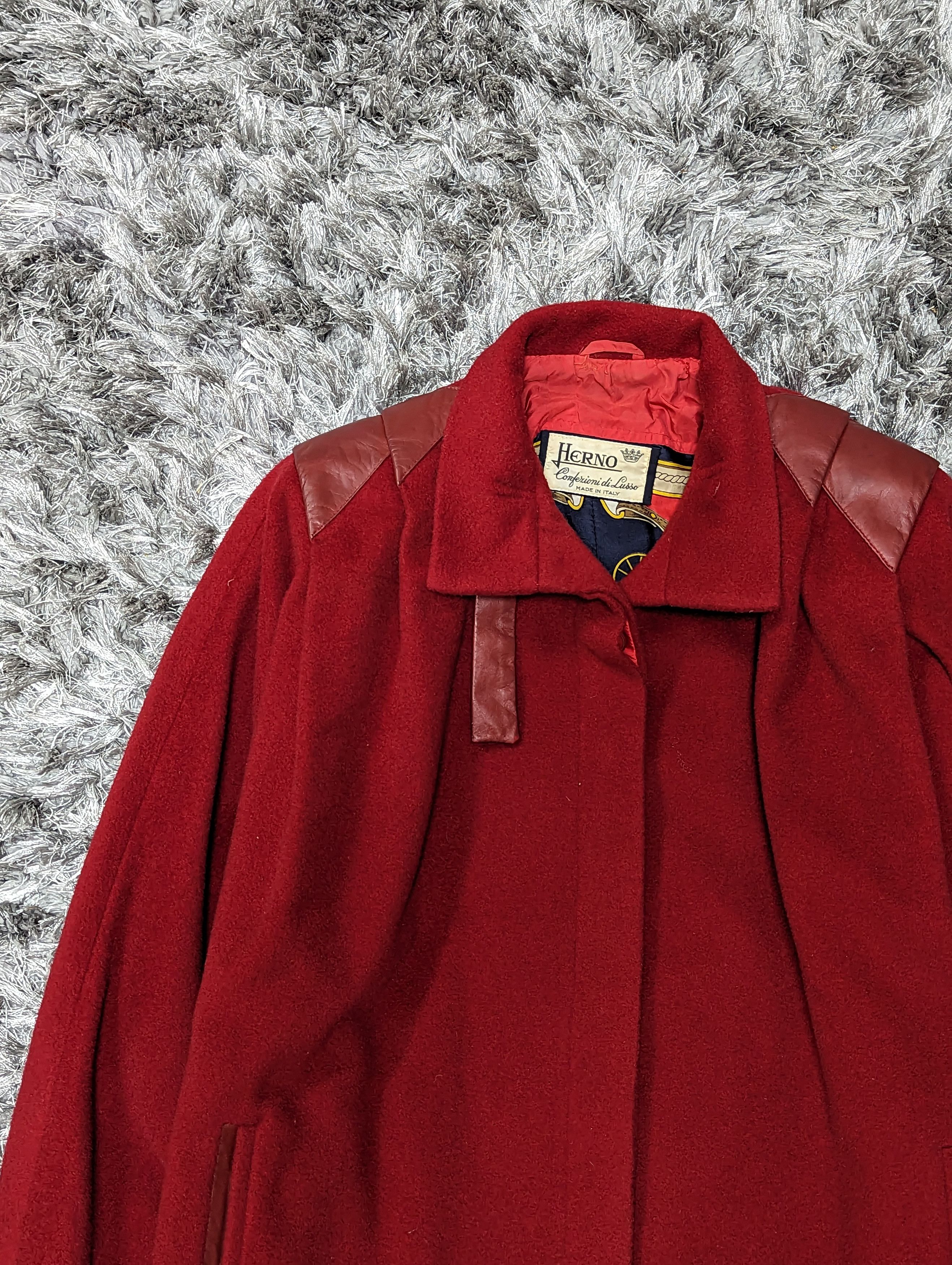 Herno Vintage Herno Jacket Wool Cashmere Baroque Padded Coat Size M / US 6-8 / IT 42-44 - 3 Thumbnail