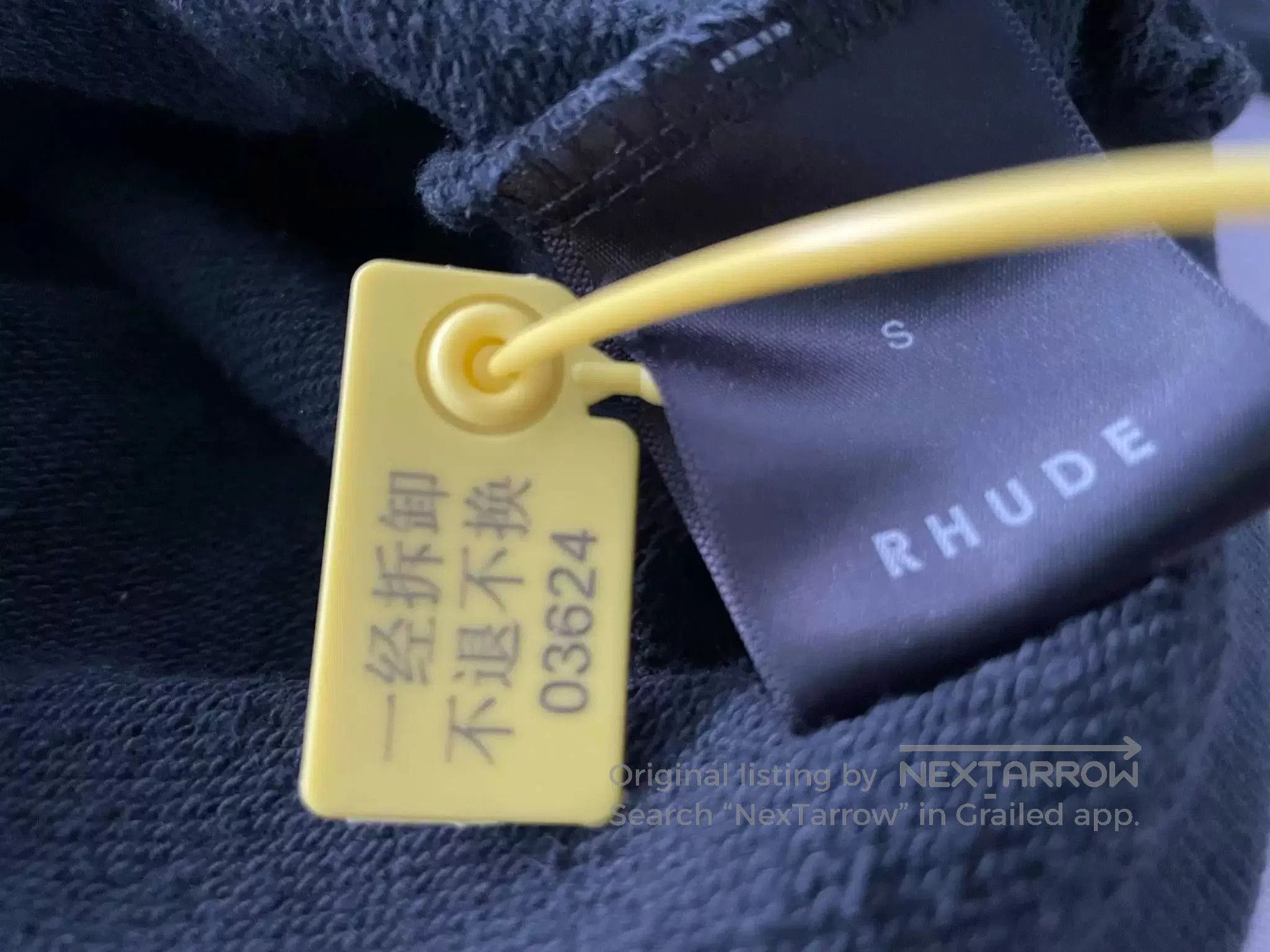 Rhude Rhude Washed Distressed Hoodie. Size US S / EU 44-46 / 1 - 6 Thumbnail