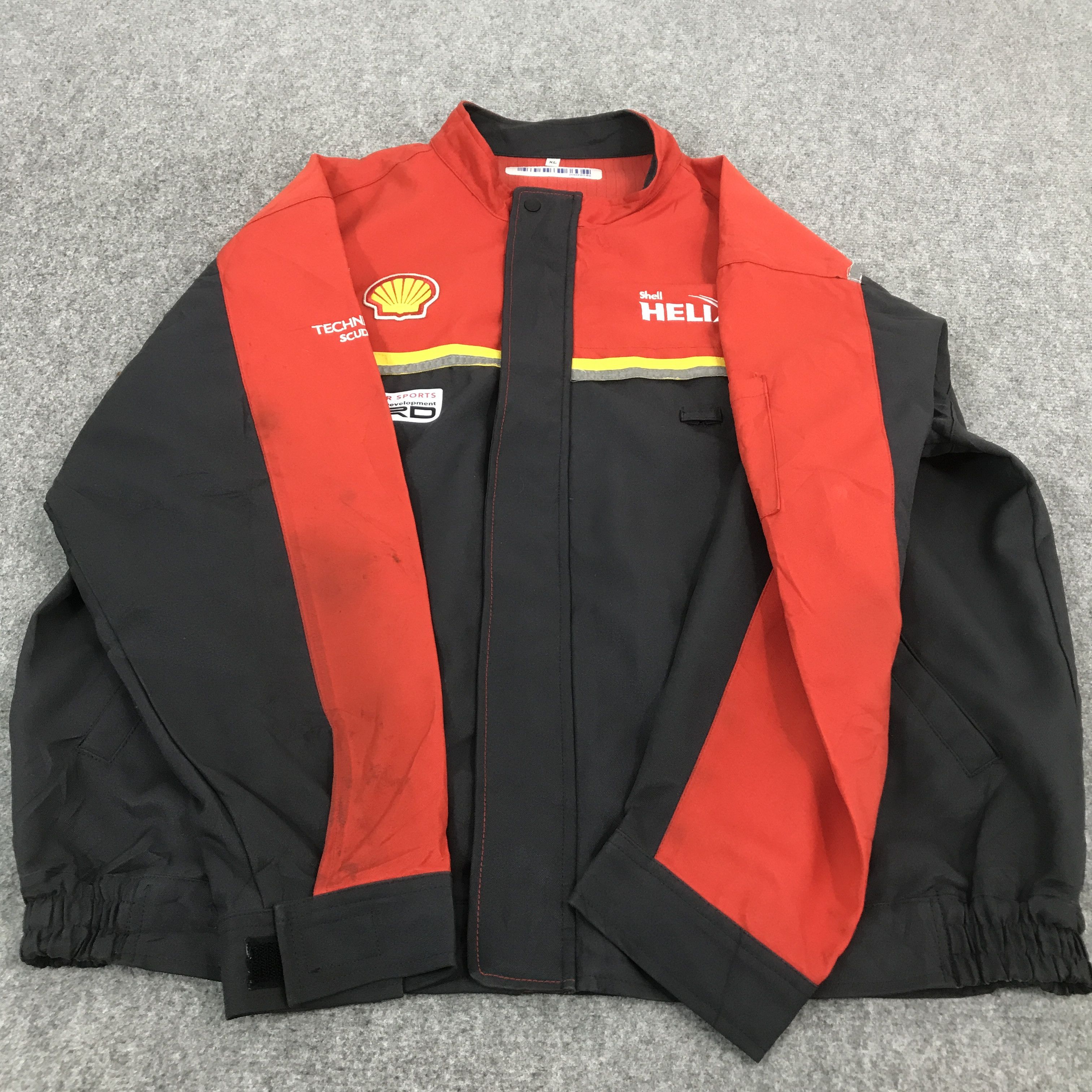 Japanese Brand × Sports Specialties SHELL HELIX X TOYOTA MOTORSPORTS RACING DEVELOPMENT JACKET Size US XL / EU 56 / 4 - 8 Thumbnail