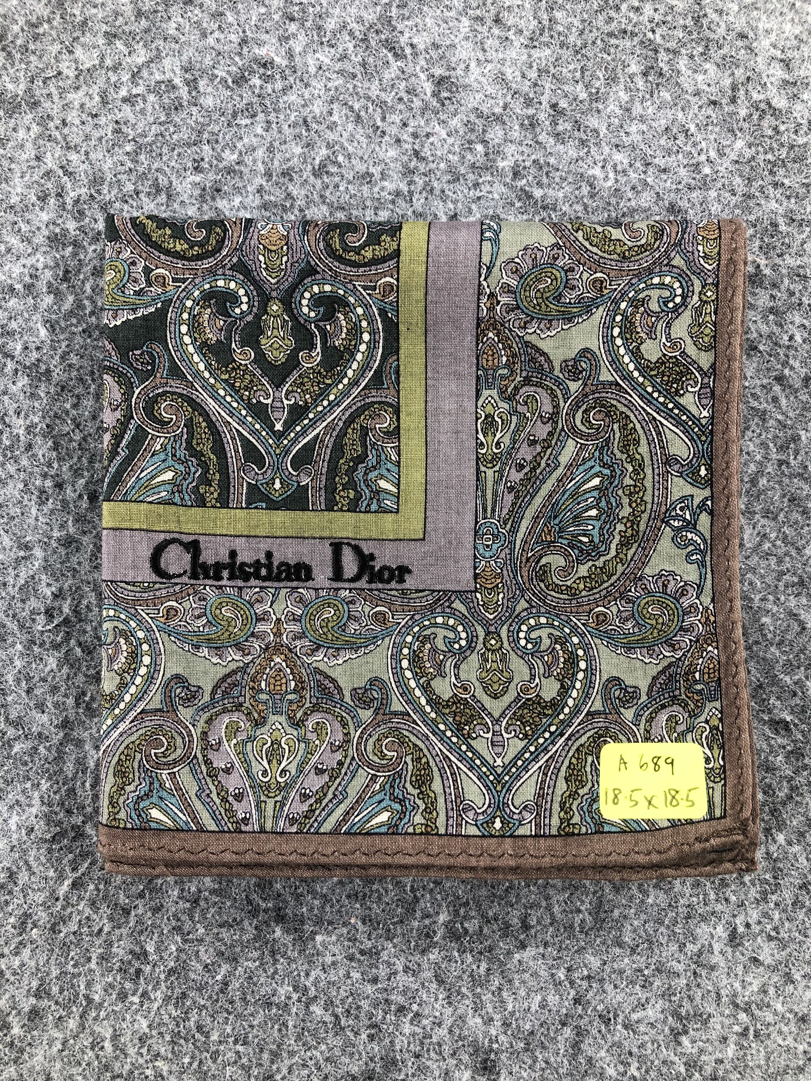 Vintage Christian Dior Handkerchief / Bandana / Neckerchief Size ONE SIZE - 6 Thumbnail