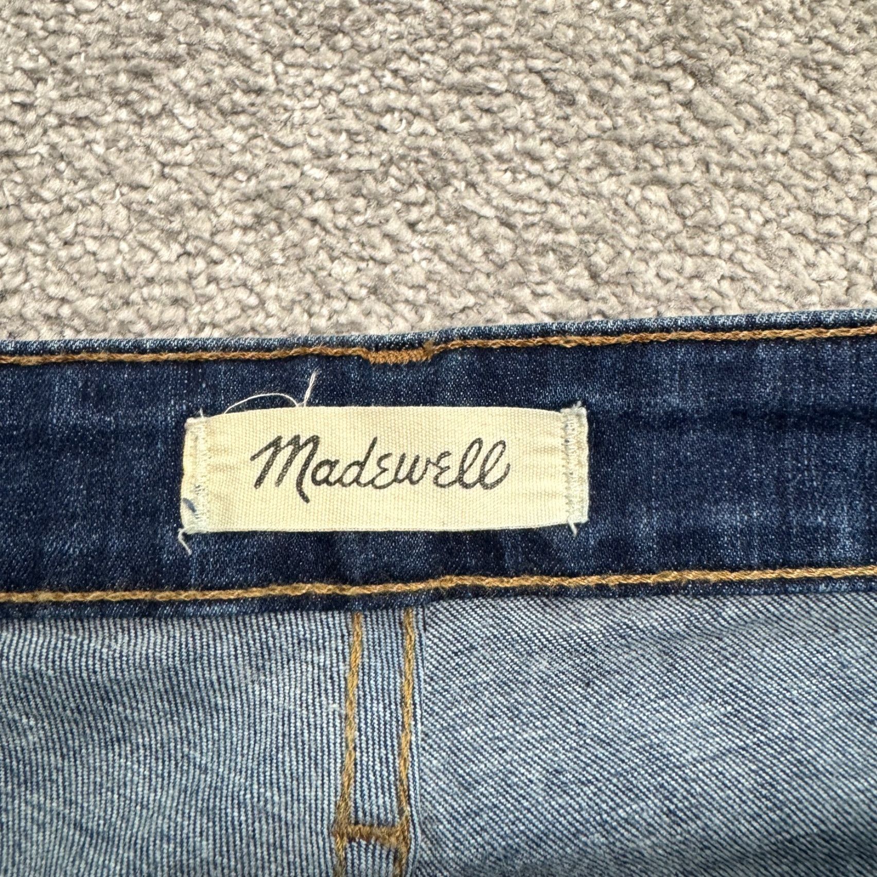 Madewell Madewell Jeans Women's Cropped High Rise 29x25 Blue Medium Wash Stretch Size 29" - 7 Thumbnail