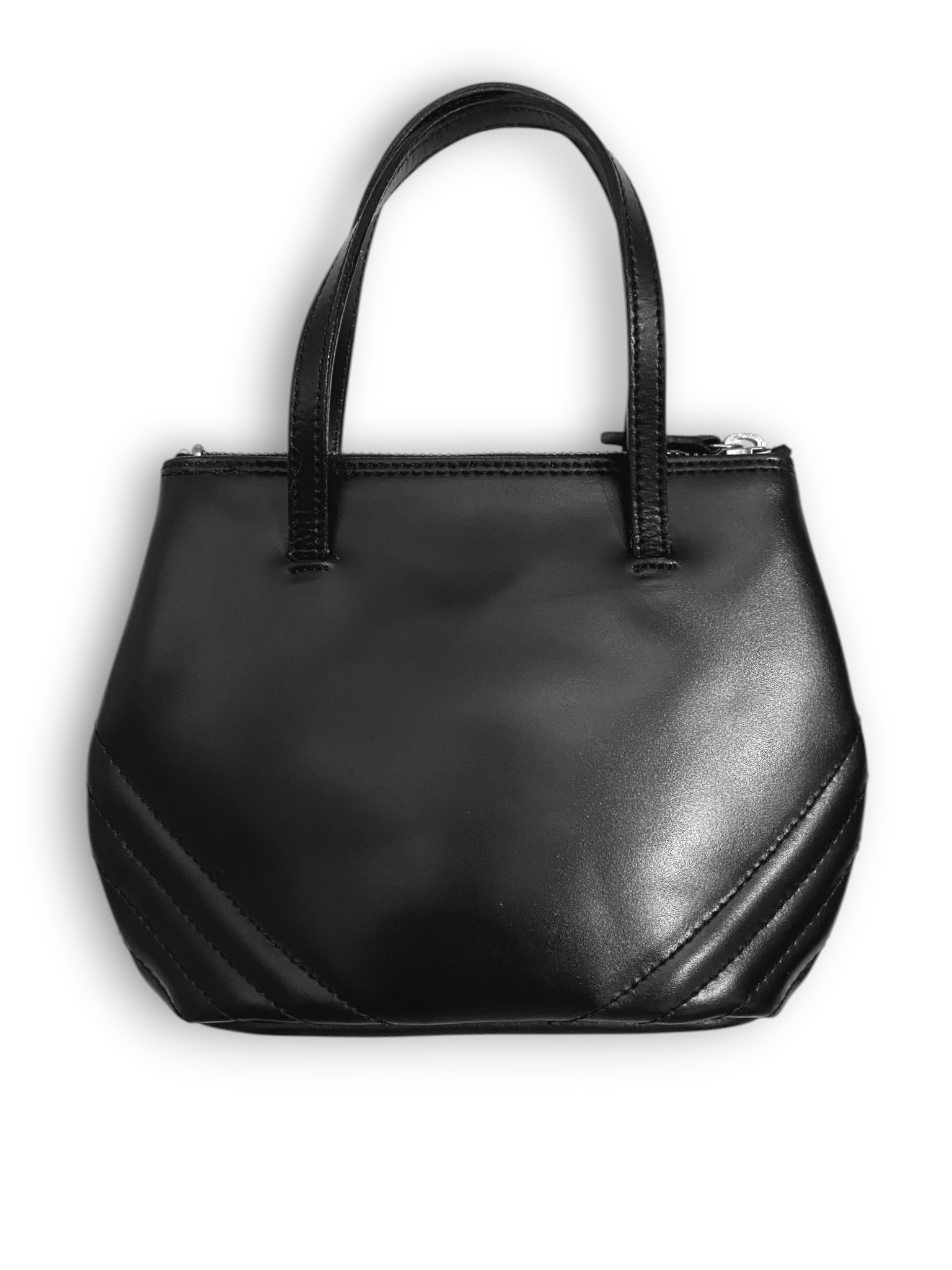 Jean Paul Gaultier Jean Paul Gaultier Logo Leather Black Small Handbag Baby Bag Size ONE SIZE - 2 Thumbnail