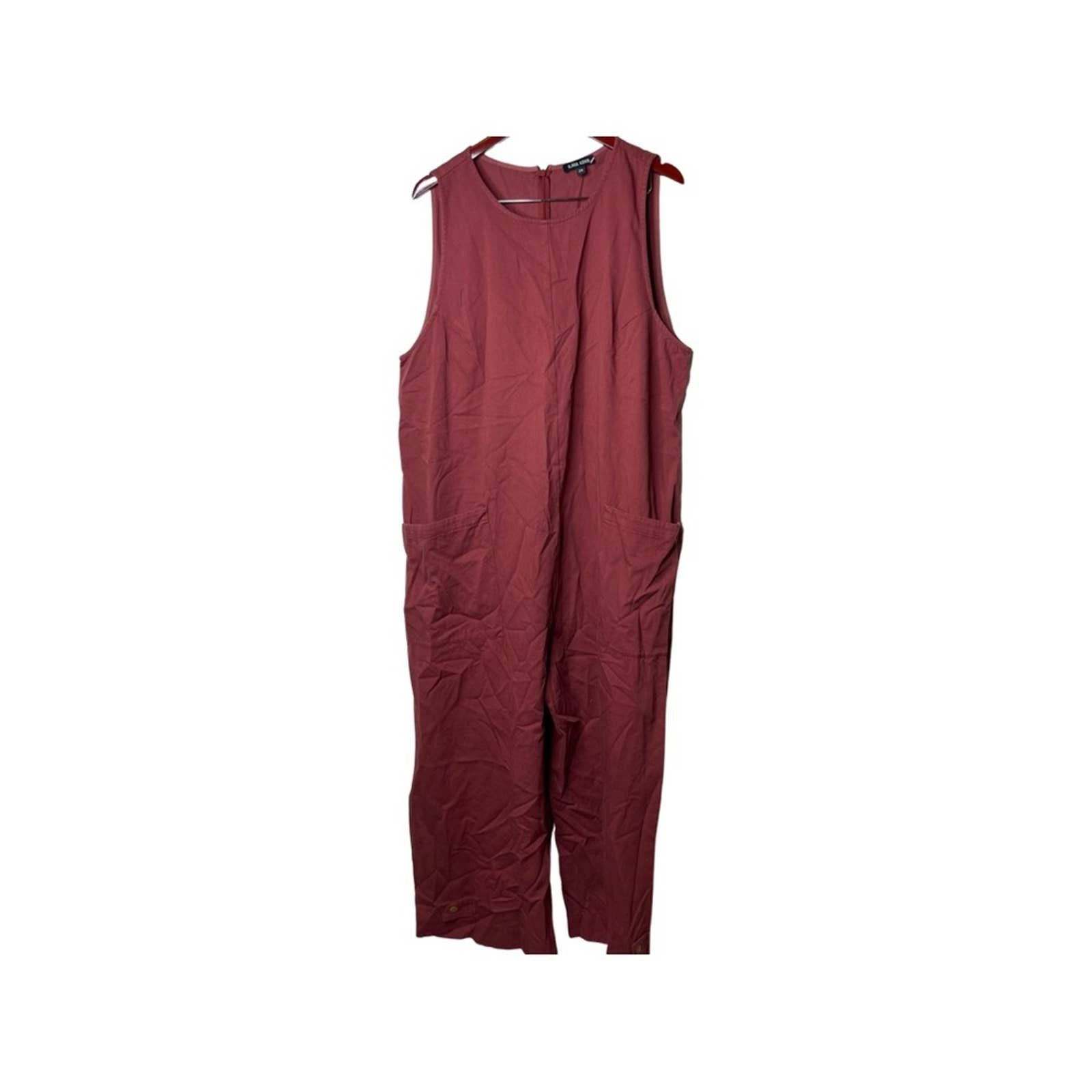 Ilana Kohn Milo Jumpsuit in clay red pink color sz 2X