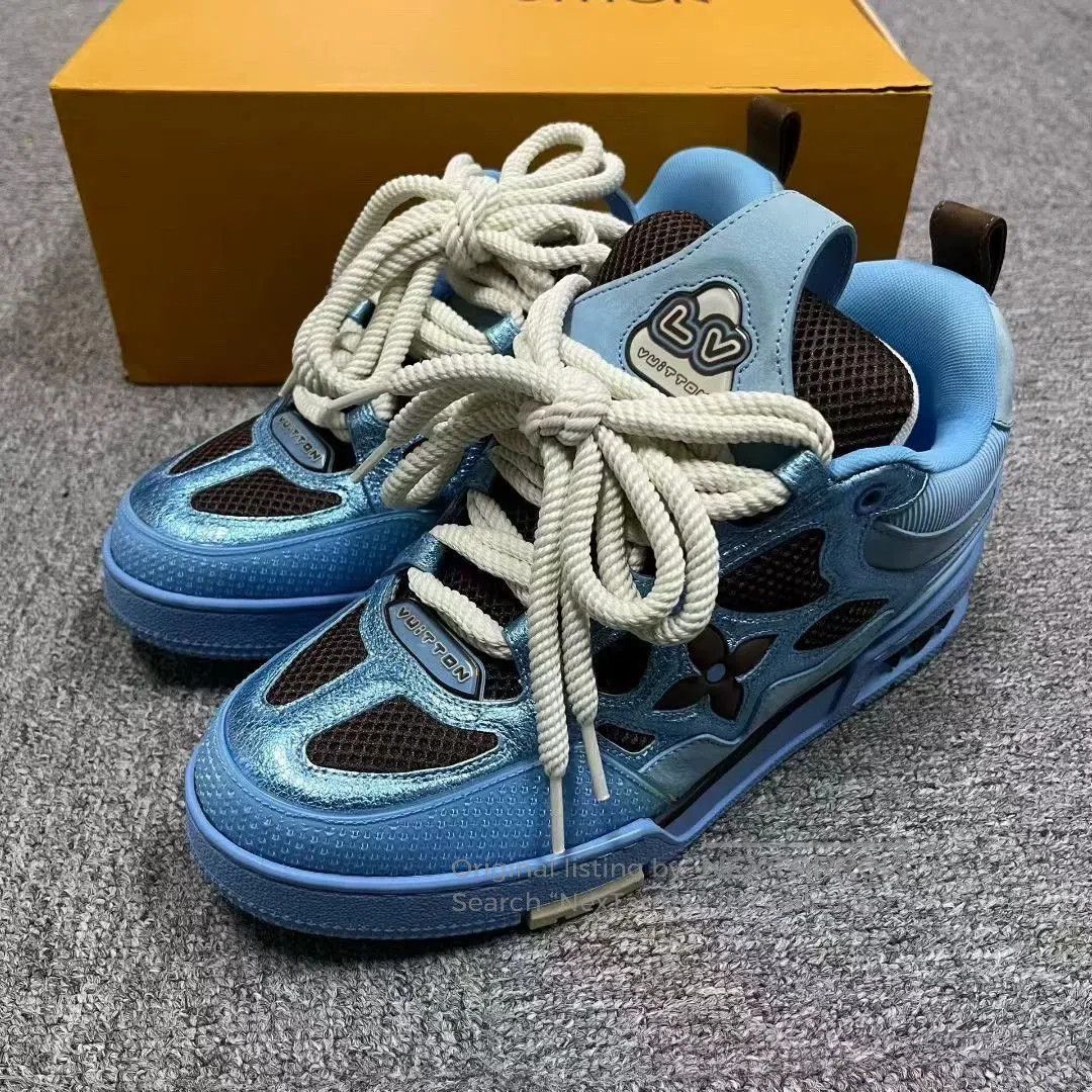 Louis Vuitton louis vuitton blue low. Size US 6 / EU 39 - 2 Thumbnail