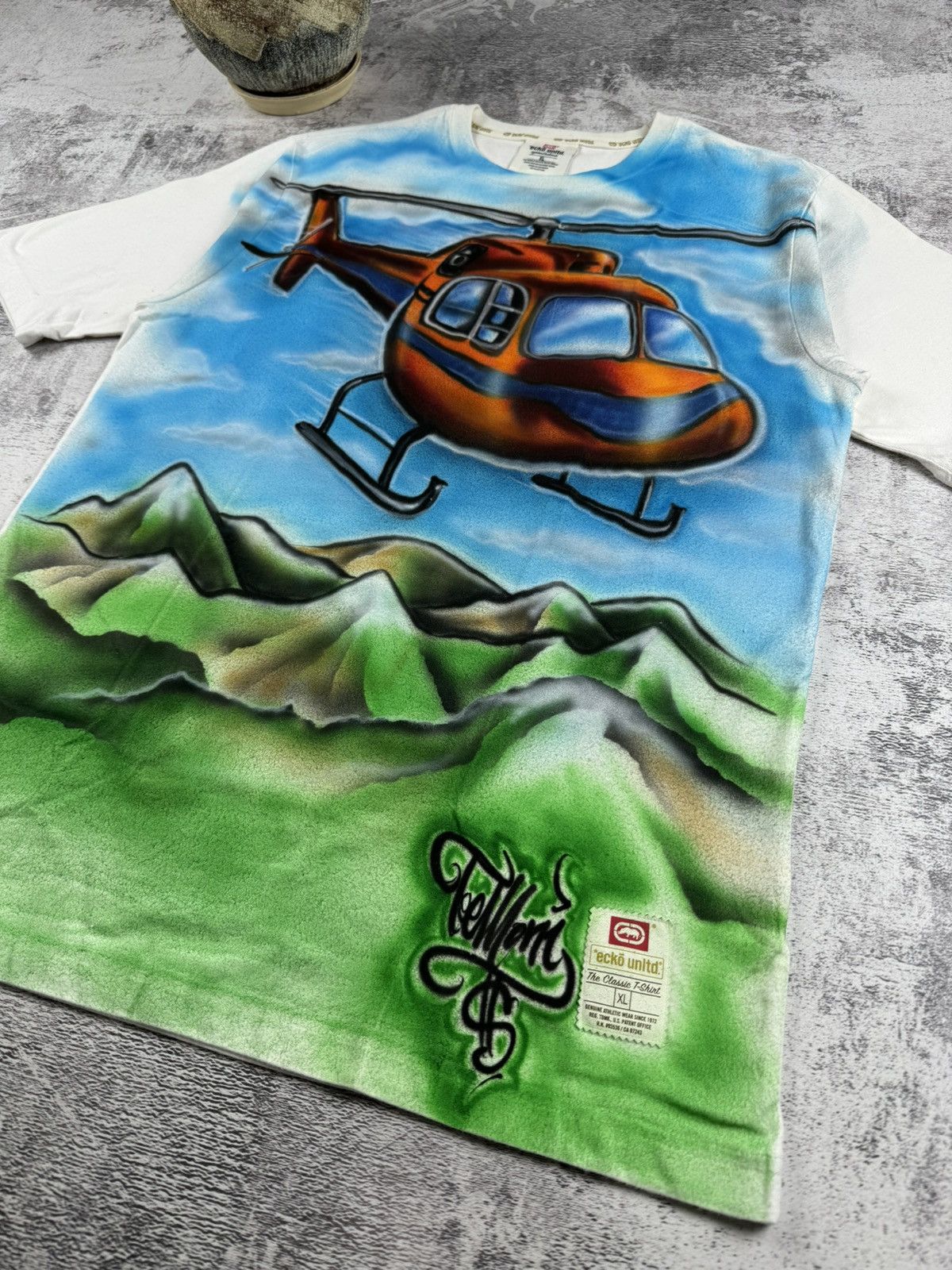 Ecko Unltd. RARE Ecko Unltd Rap Hip Hop Rap Full Print Y2K T Shirt Tee Size US XL / EU 56 / 4 - 6 Thumbnail