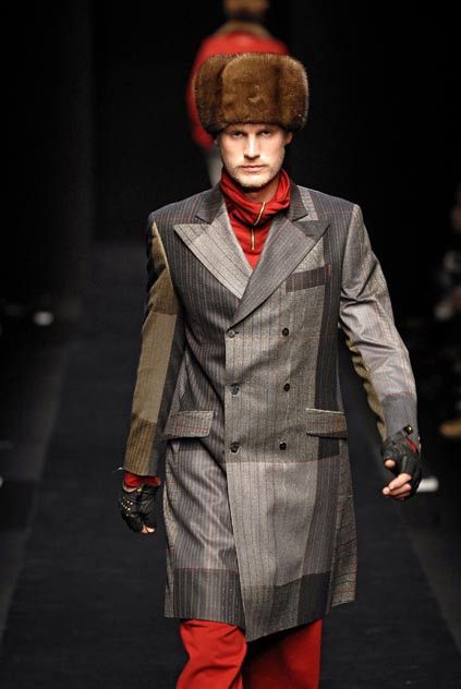 Denis Simachev NEW Color block breasted coat.Like Jean-Paul Gaultier Size US L / EU 52-54 / 3 - 1 Thumbnail