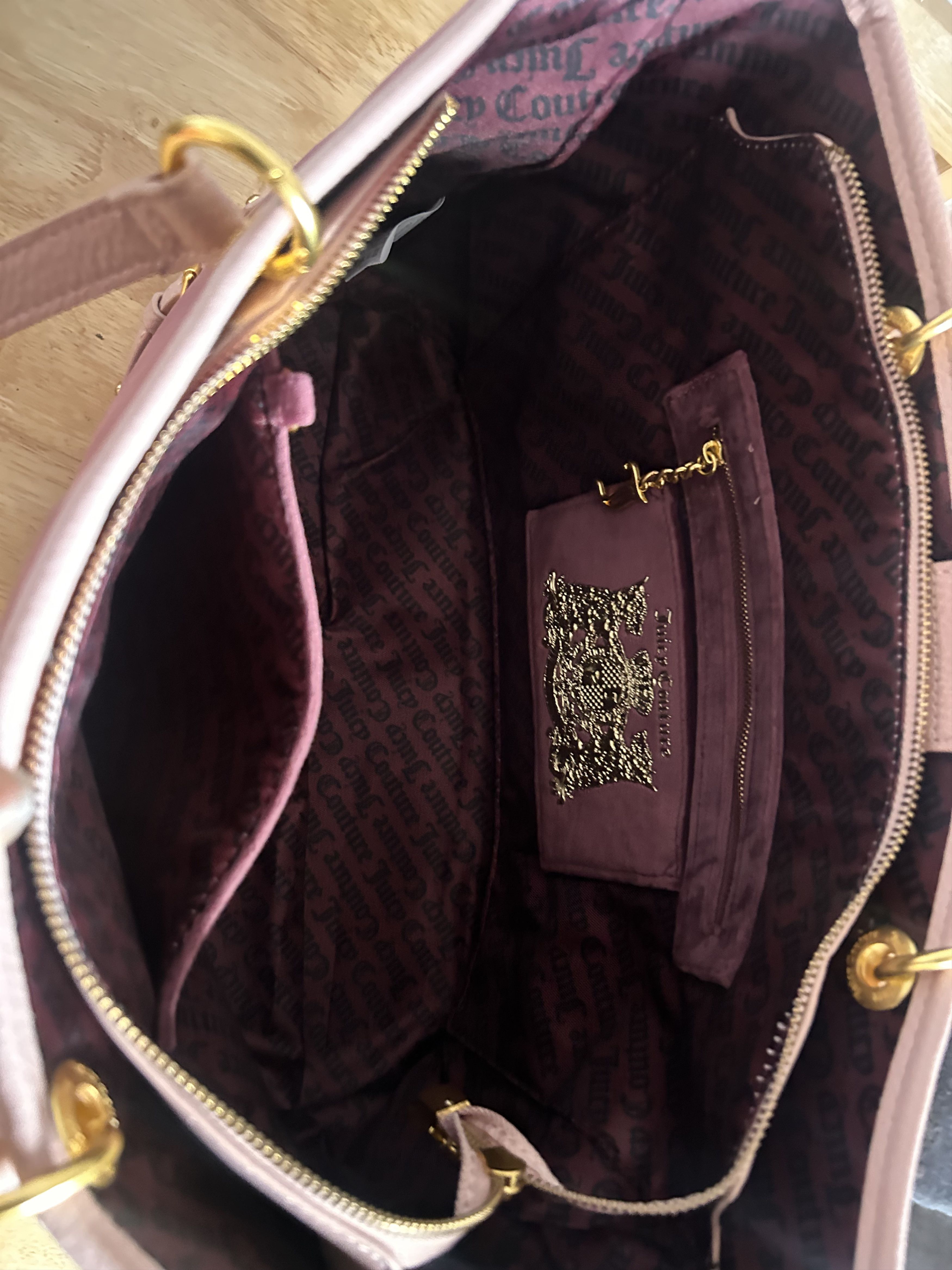 Juicy Couture Juicy Couture Twig Dogs Velvet Tote Bag & Purse RRP $295 Size ONE SIZE - 8 Thumbnail
