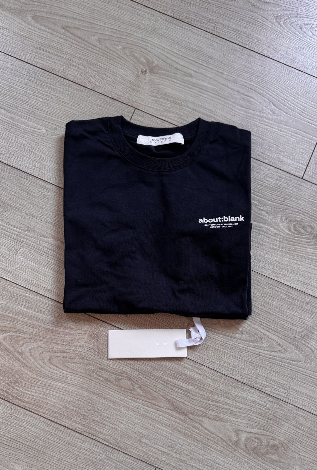 About:Blank About:Blank White Logo Tee | Minimal Form & Statement Design Size US L / EU 52-54 / 3 - 3 Thumbnail