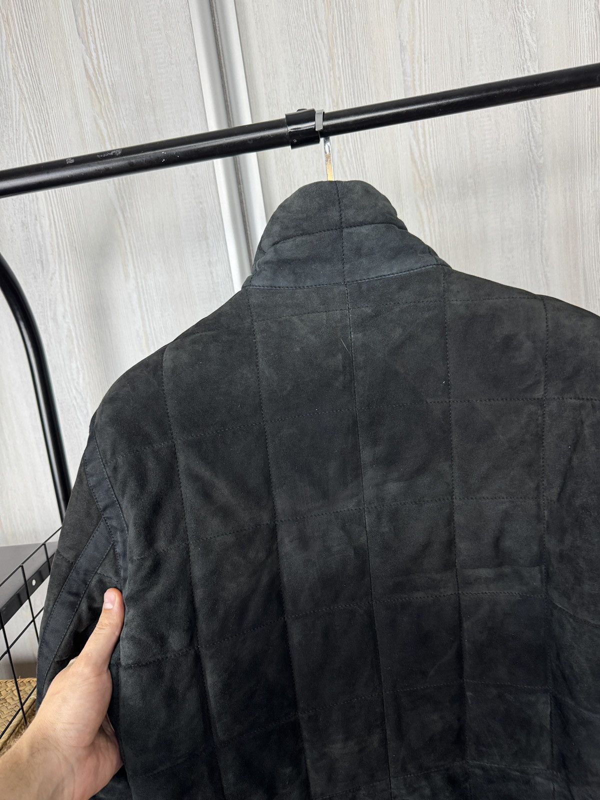Yves Saint Laurent Yves Saint Laurent Rive Gauche leather suede biker jacket Size US L / EU 52-54 / 3 - 14 Thumbnail