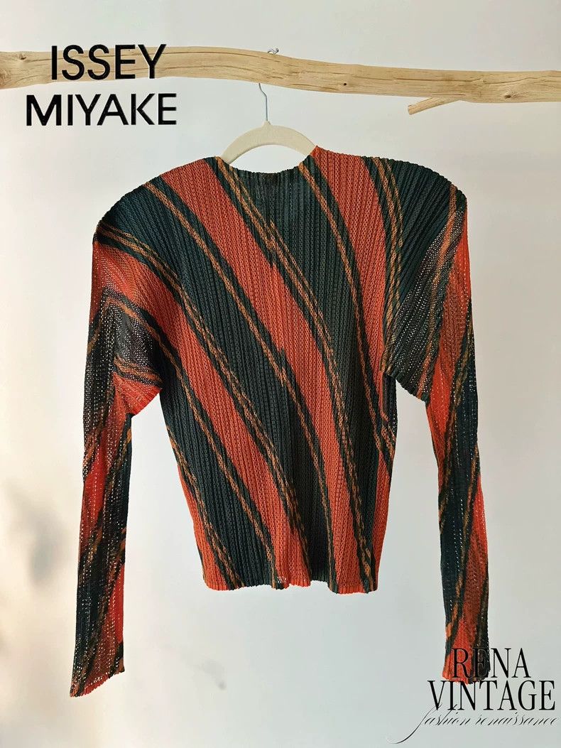 Issey Miyake Issey Miyake size:3 Black and orange double-layer contrast Size M / US 6-8 / IT 42-44 - 2 Thumbnail