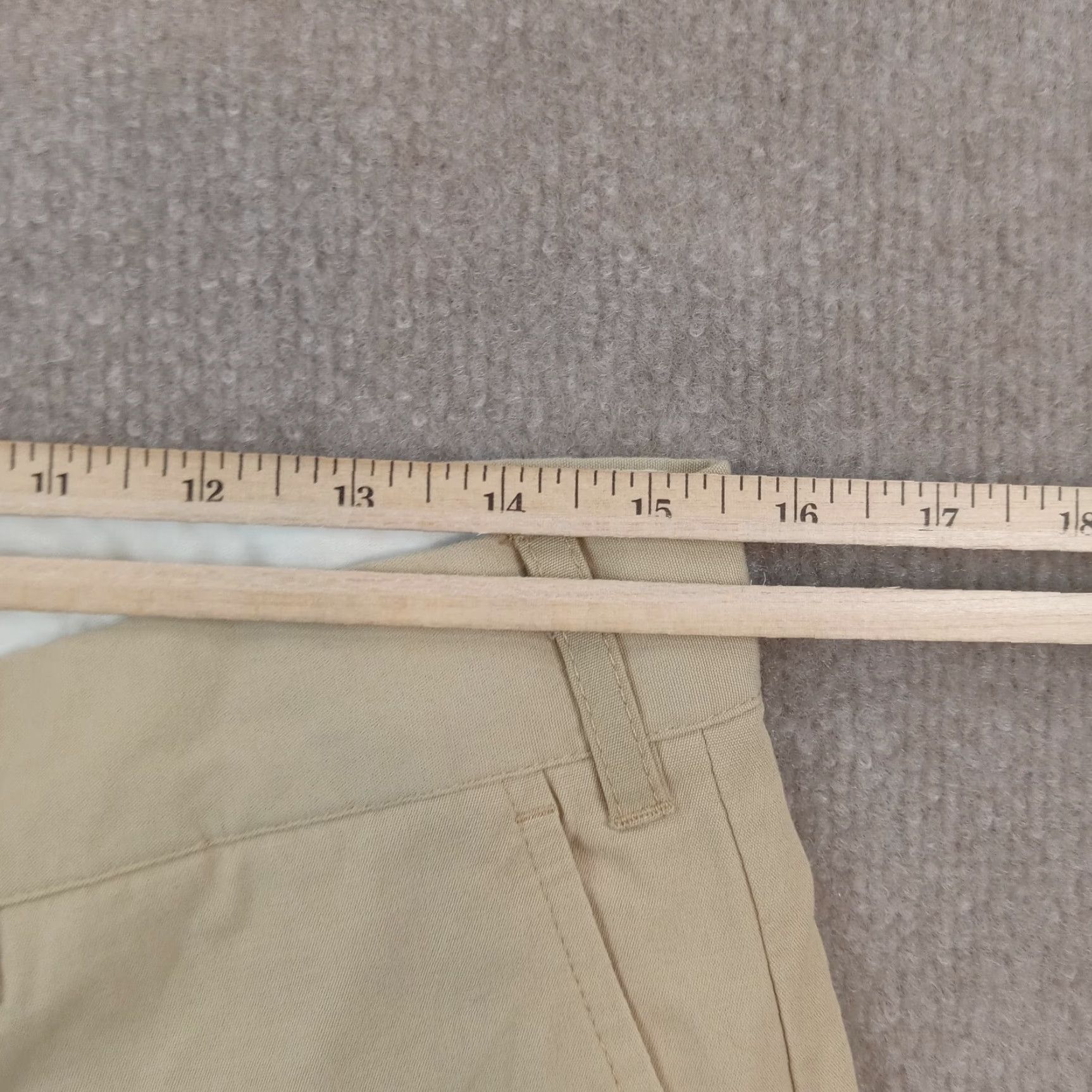 Vintage Castaway Mens 32x32 Beige Chino Pants Straight Leg Casual Football Style Size US 32 / EU 48 - 6 Thumbnail