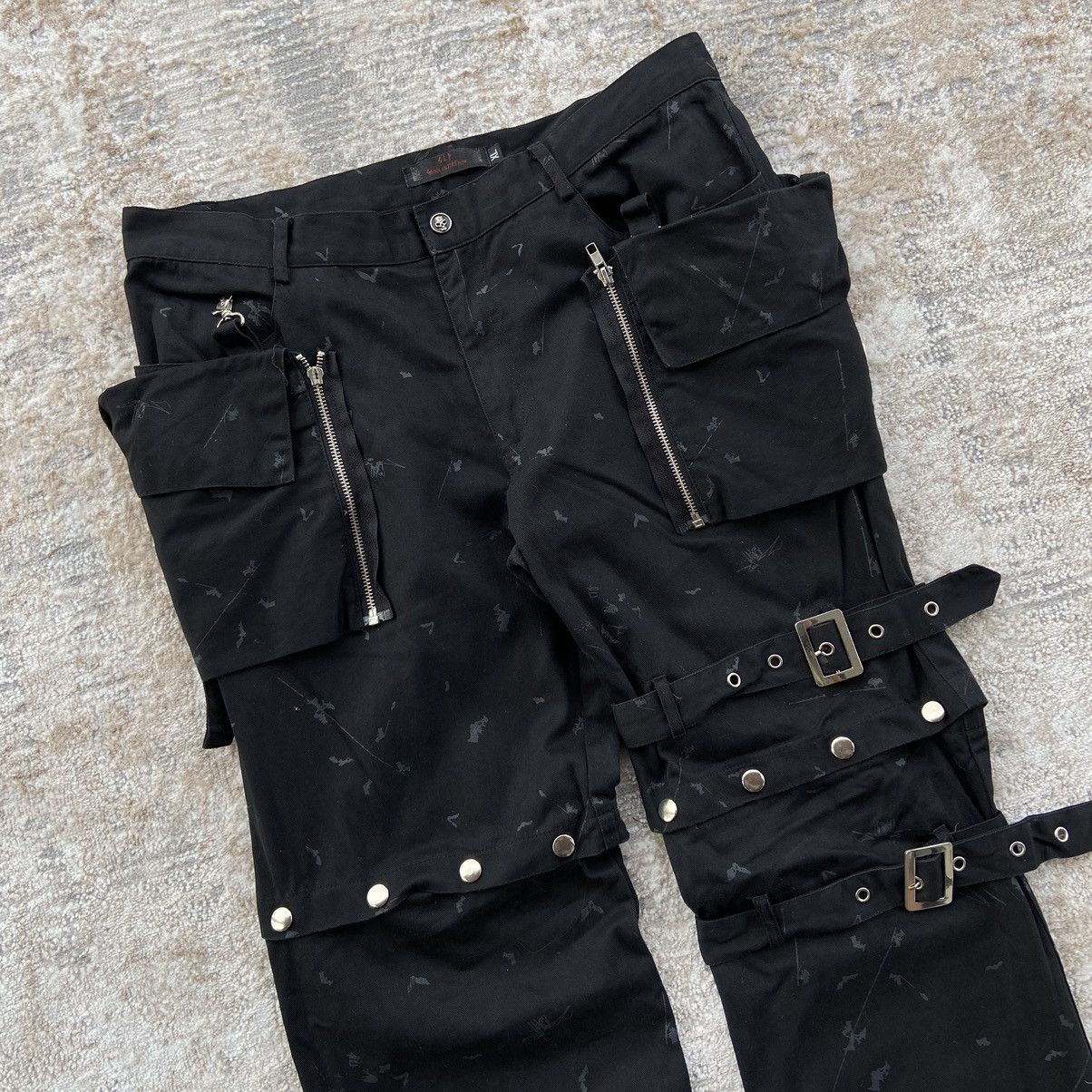 Japanese Brand × Seditionaries × Tripp NYC 🛒SENDOFFER🛒 Japanese G.L.P Punk Gothic Bondage Pants Size US 34 / EU 50 - 2 Thumbnail