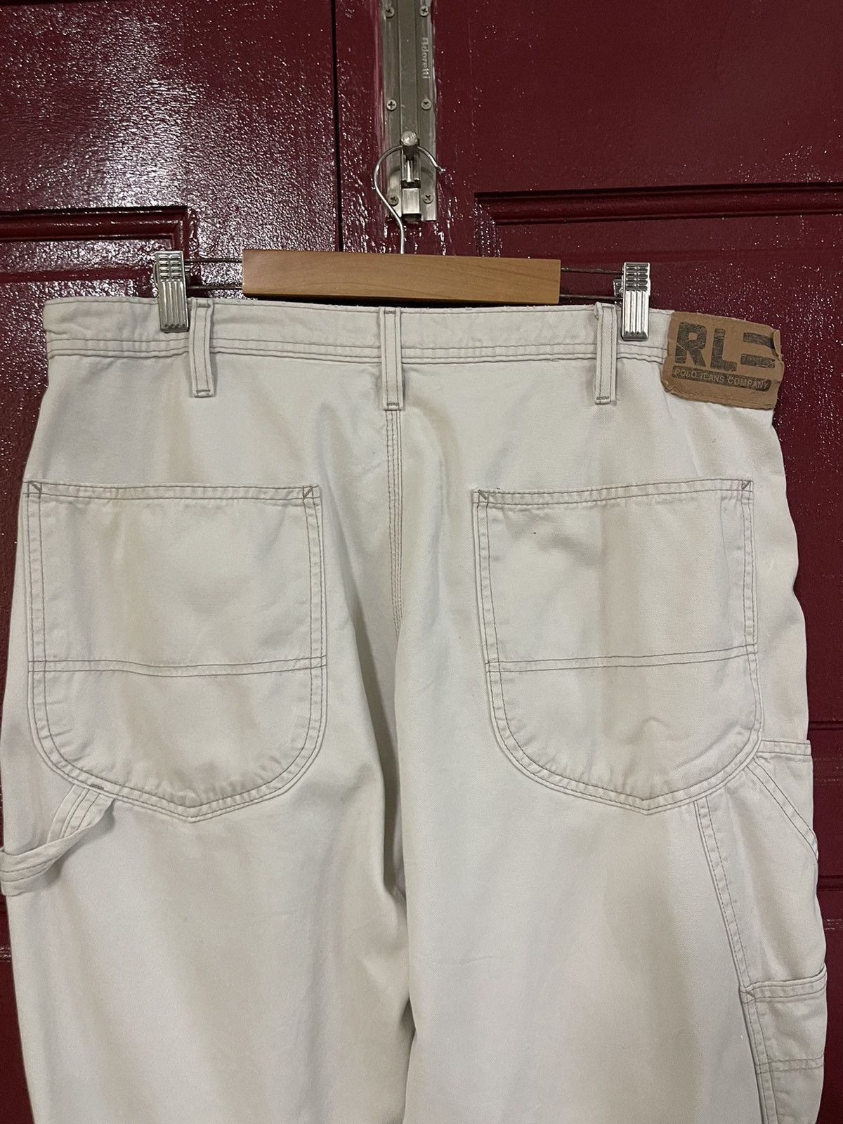 Polo Ralph Lauren × Vintage Vintage Distressed Polo Ralph Lauren Carpenter Size US 34 / EU 50 - 8 Thumbnail