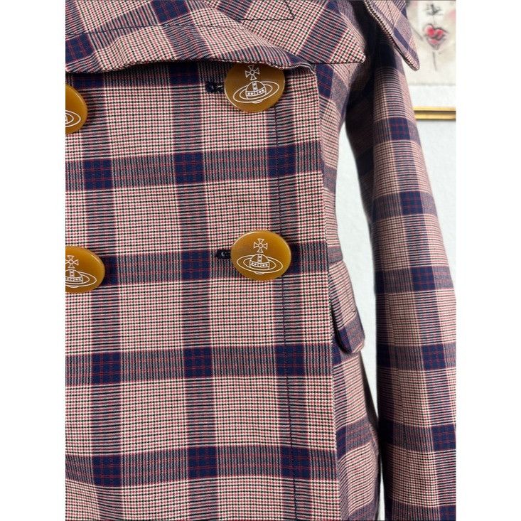 Vivienne Westwood VTG Vivienne Westwood Red Label Plaid Double Breasted Square Size XS / US 0-2 / IT 36-38 - 2 Thumbnail