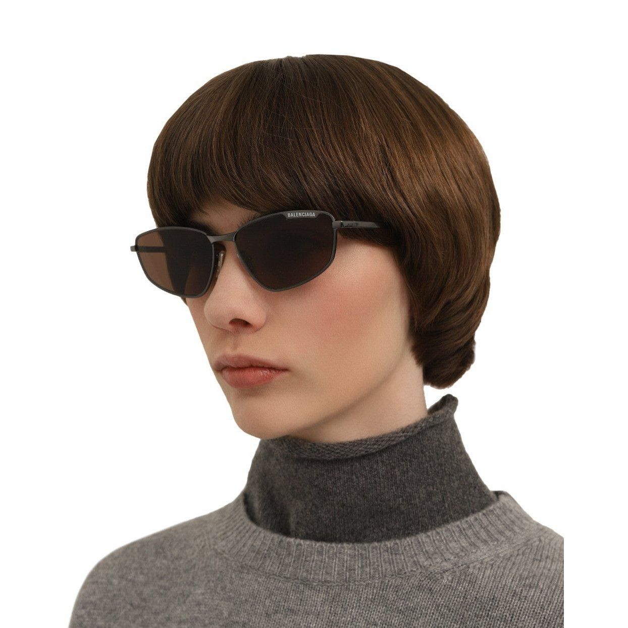Balenciaga NEW BALENCIAGA BB0277S 002 SUNGLASSES GRAY WOMEN EYEWEAR Size ONE SIZE - 2 Thumbnail