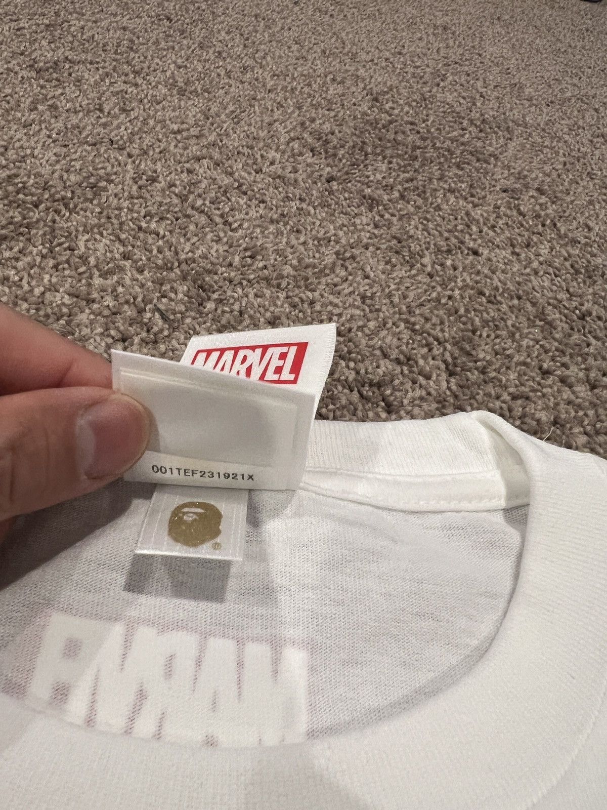 Bape Bape x Marvel Captain America Tee Size US XL / EU 56 / 4 - 7 Thumbnail