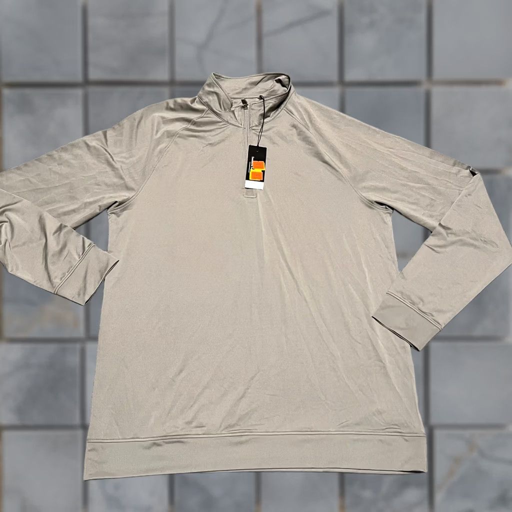 Vintage Southern Seam Shirt Mens Medium Gray Quarter Zip Golf Performance Long Sleeve Size US M / EU 48-50 / 2 - 1 Thumbnail