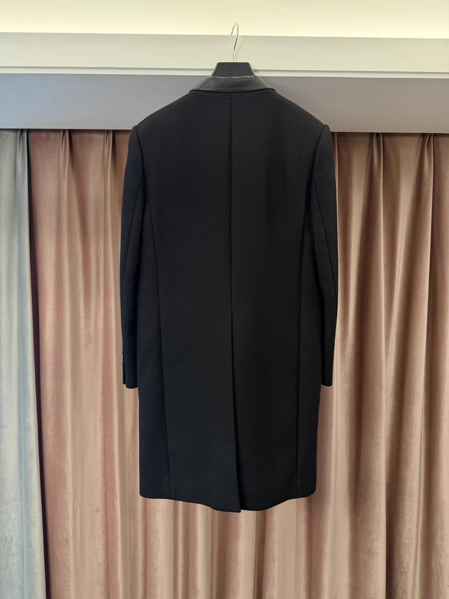Celine Celine Hedi Slimane 19FW Wool Fur Collar Coat 48 Size US M / EU 48-50 / 2 - 3 Thumbnail