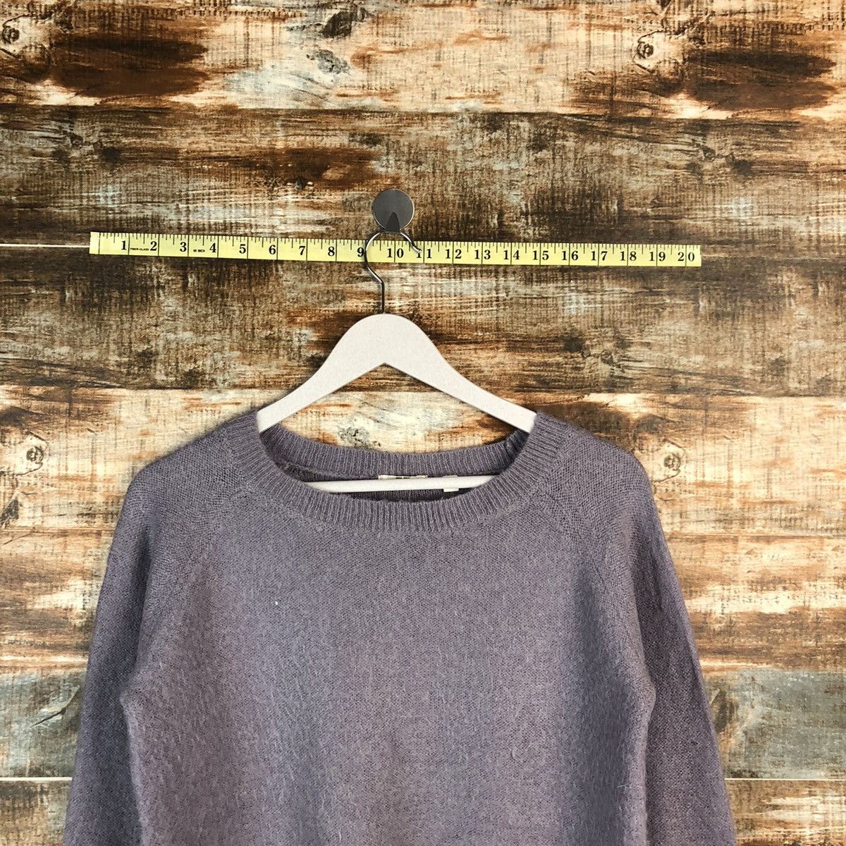 Homespun Knitwear × Japanese Brand × Vintage Uniqlo japan Purple vintage sweatshirt Knitwear #A1546 Size M / US 6-8 / IT 42-44 - 4 Thumbnail