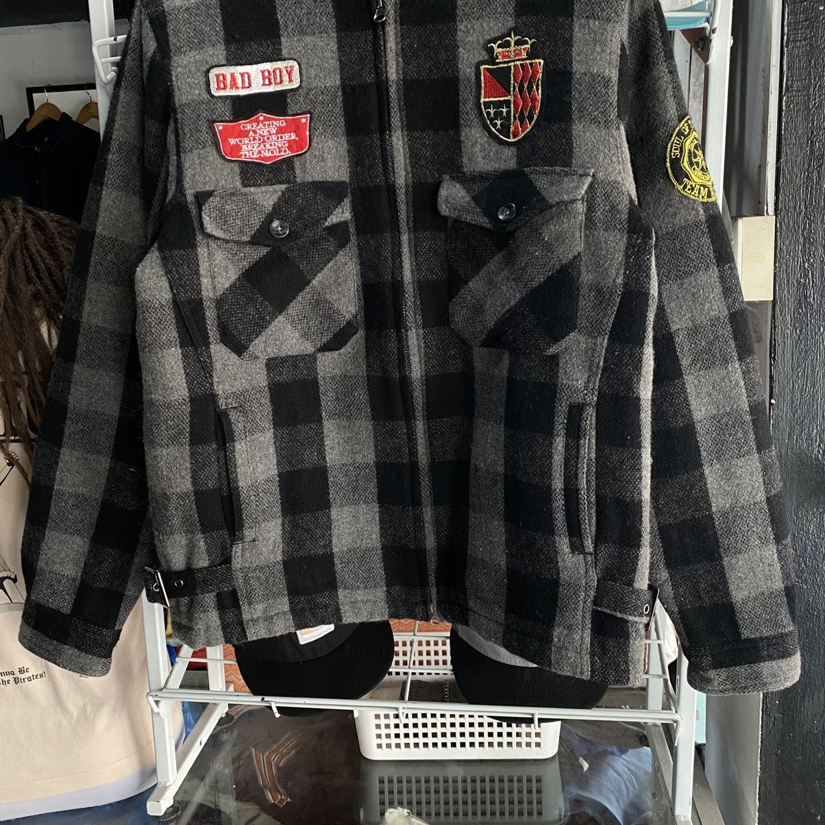 If Six Was Nine 🔥Rare Edge Ridge Bad Boy "Soul of the Street" Plaid Jacket Size US M / EU 48-50 / 2 - 5 Thumbnail
