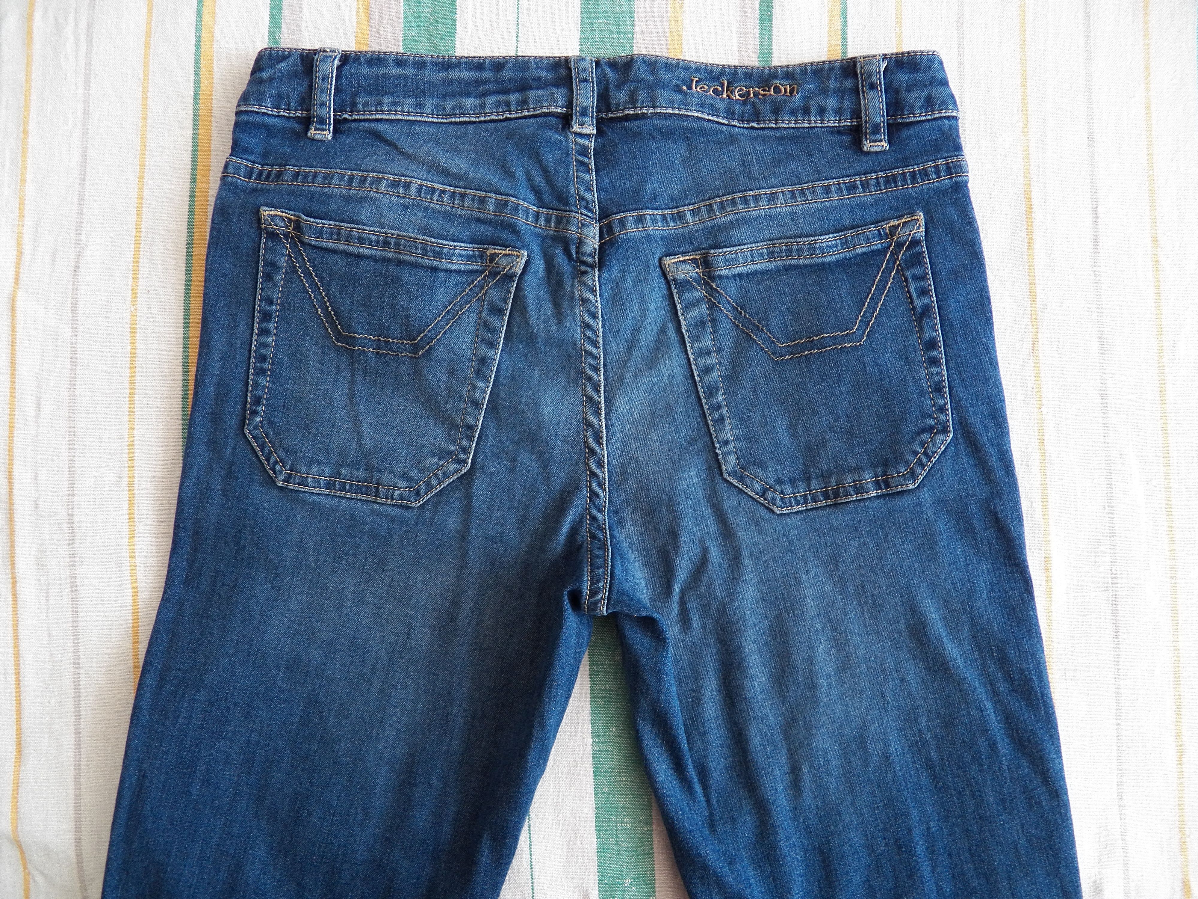 Jeckerson Jeckerson Jeans W27 L29 Panelled Cotton Slim Stretch Skinny Size 27" / US 4 / IT 40 - 10 Thumbnail