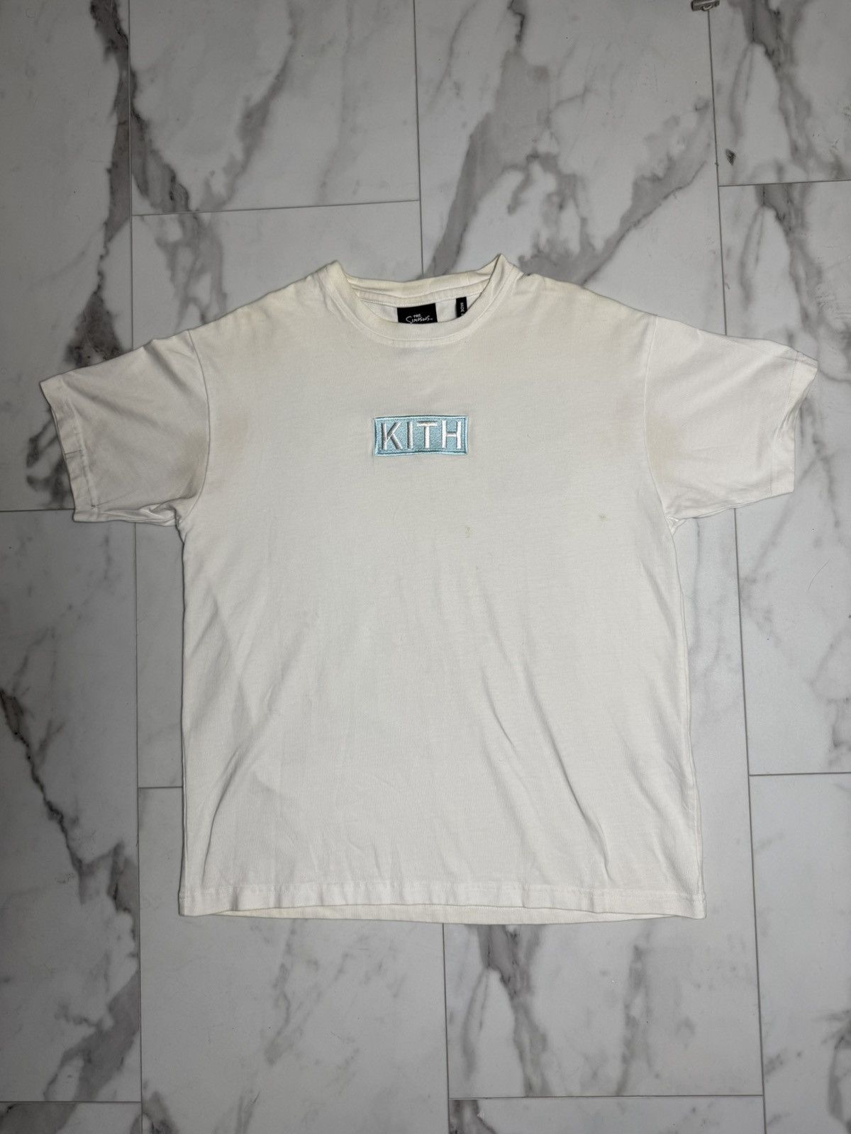Kith Kith X The Simpsons Box Logo “Cast of Characters” Tee Size US S / EU 44-46 / 1 - 1 Thumbnail