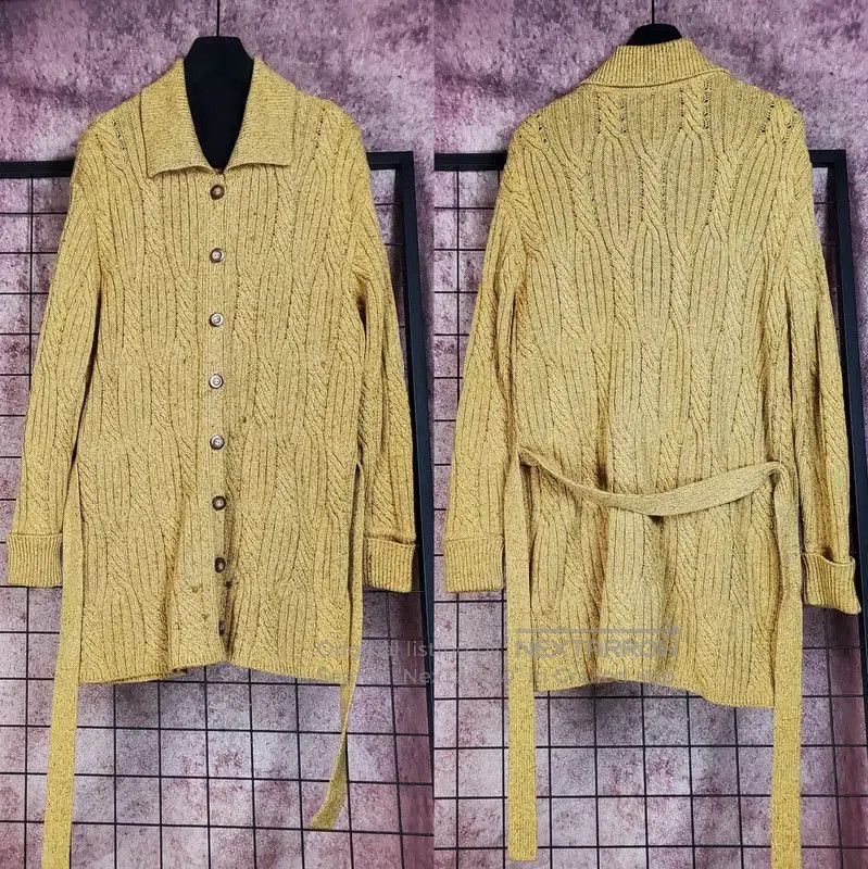 Dior Dior Brown Wool Blend Long Cardigan . Size M / US 6-8 / IT 42-44 - 2 Thumbnail