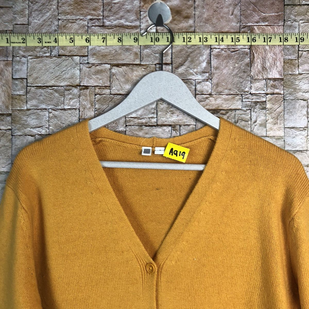 Homespun Knitwear × Undercover × Uniqlo Uniqlo X Undercover Mustard Long Knitwear #A919 Size S / US 4 / IT 40 - 4 Thumbnail