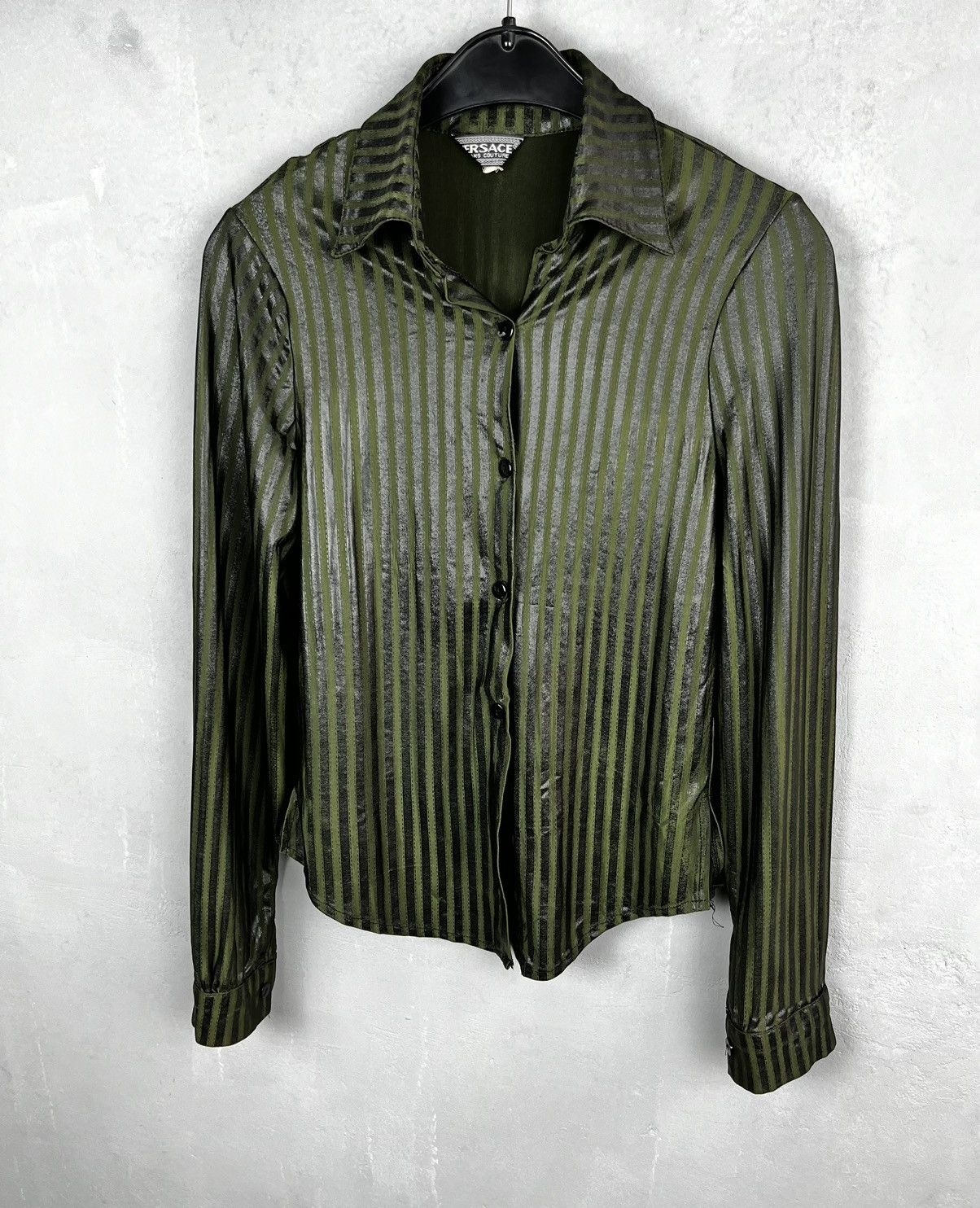 Versace × Vintage Versace button shirt vintage Size M / US 6-8 / IT 42-44 - 1 Thumbnail