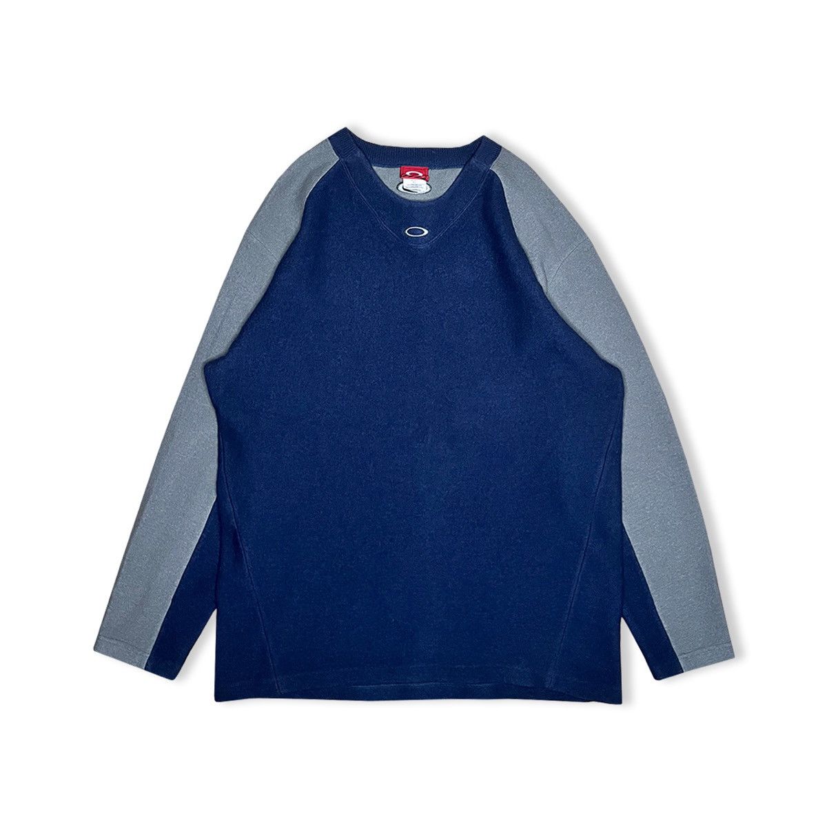Oakley 2000’s Oakley Panelled Wool Knit Pullover Sweatshirt Size US XL / EU 56 / 4 - 1 Thumbnail