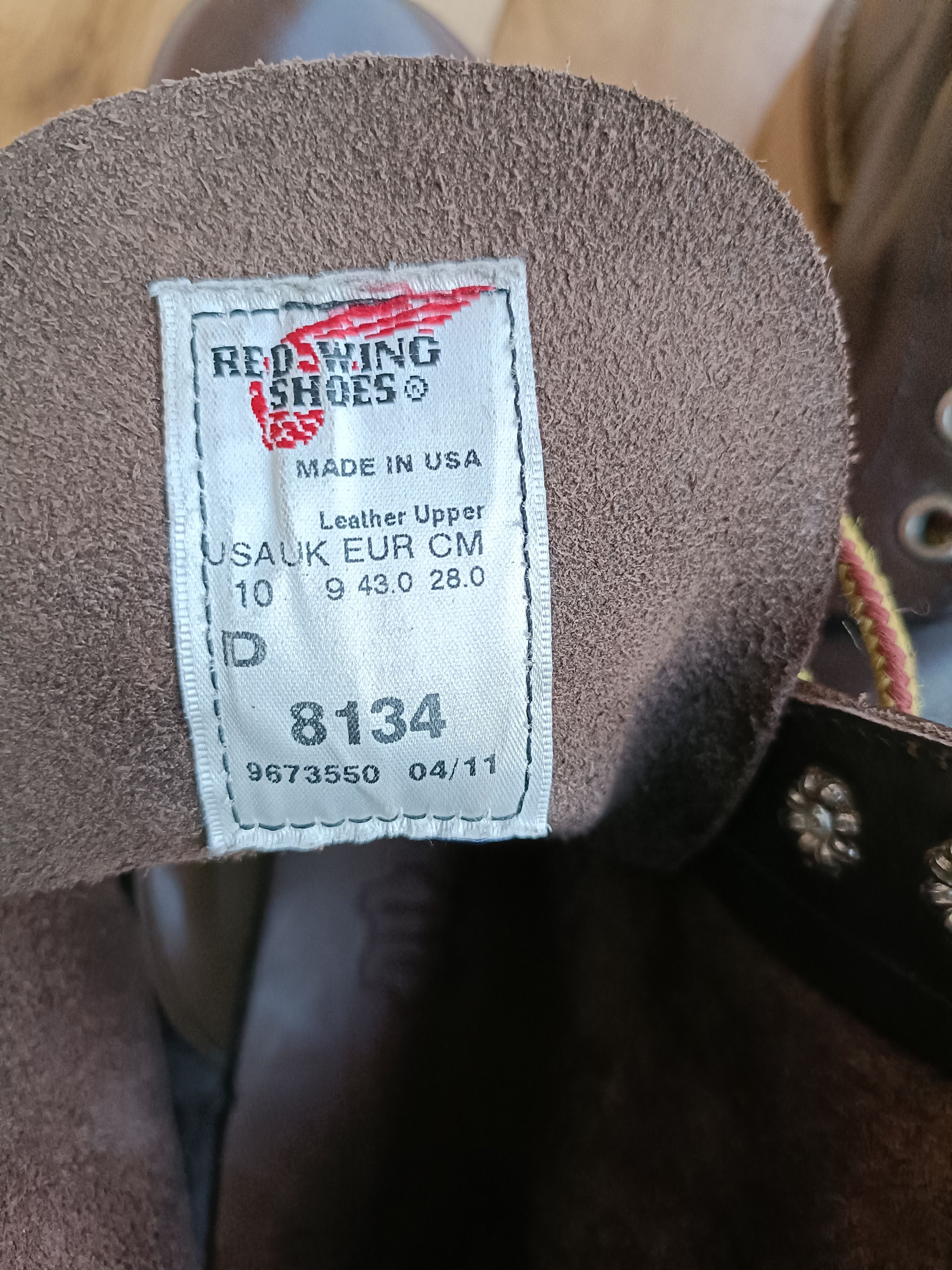 Red Wing Red Wing 8134 Leather Boots Size US 10 / EU 43 - 12 Thumbnail
