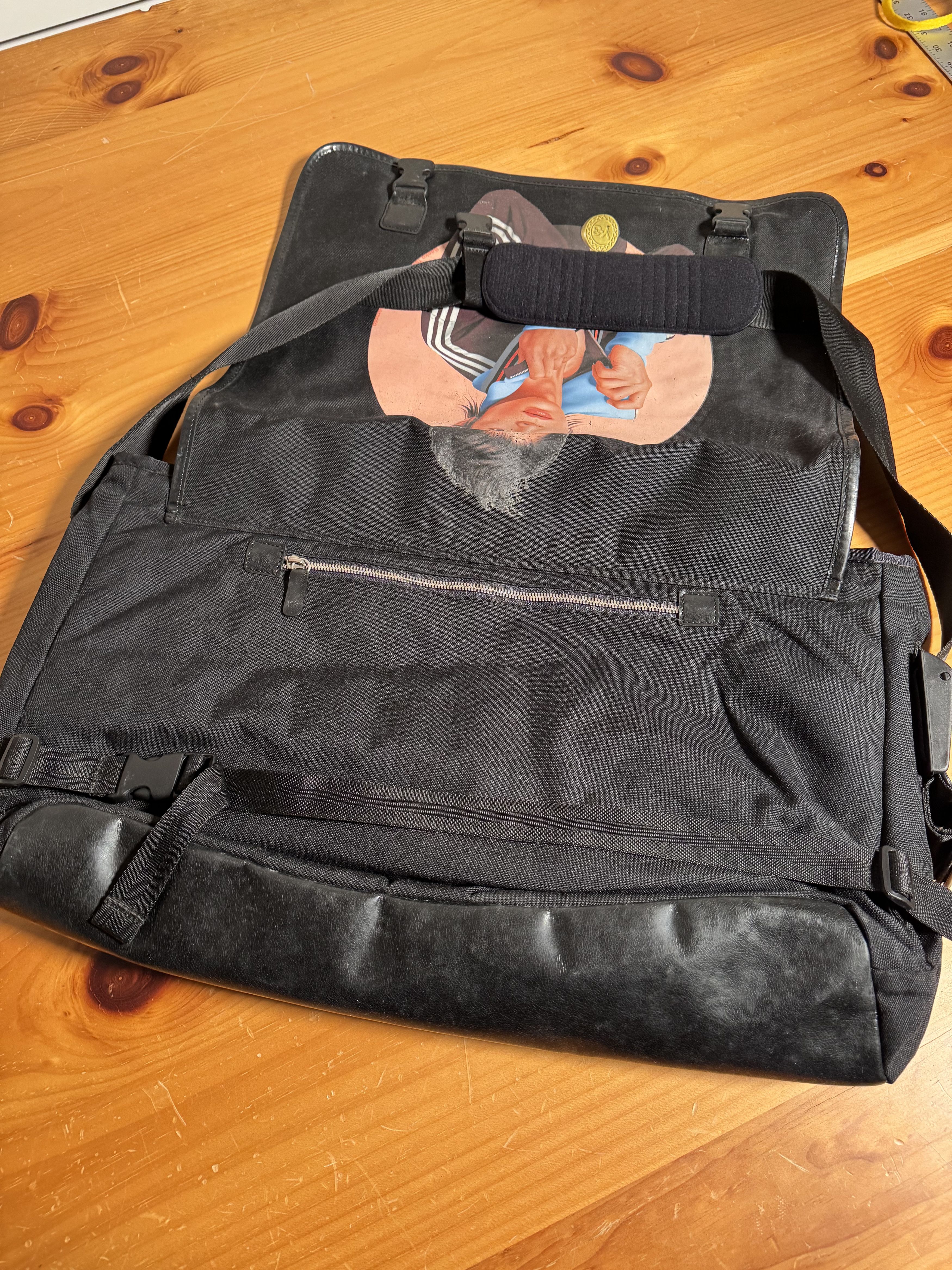 Yohji Yamamoto Rare ss 04 2004 Y-3 Yohji Heroes Heros messenger bag Size ONE SIZE - 20 Thumbnail