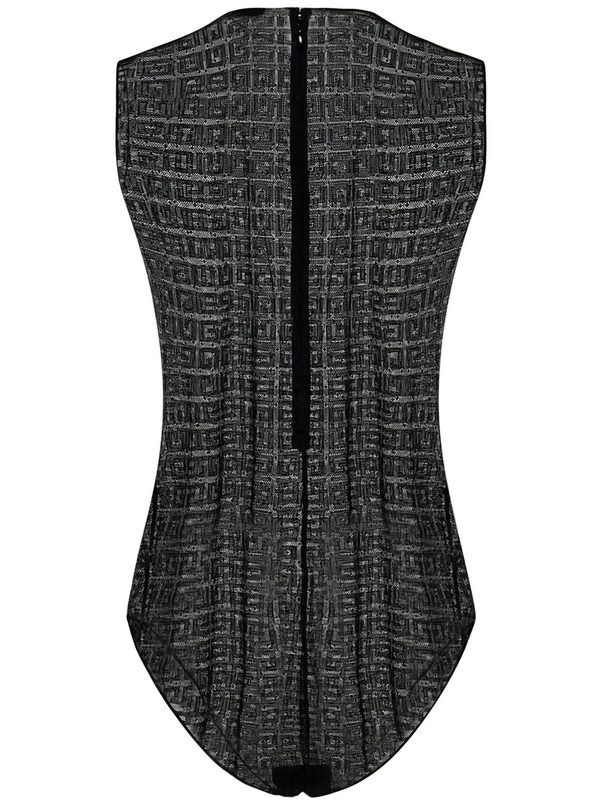 Givenchy o1gr1nt0125 Sleeveless Bodysuit in Black Size M / US 6-8 / IT 42-44 - 2 Thumbnail