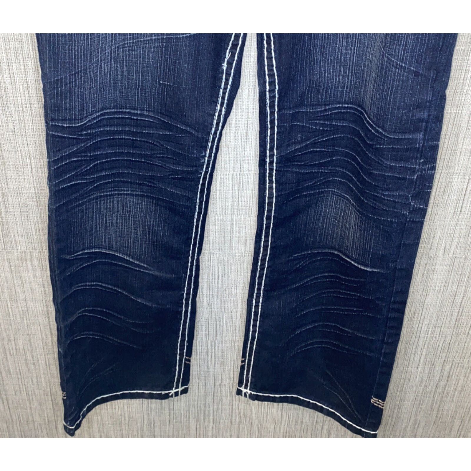 Vintage Grand Royale USA Mens Denim Jeans Size 42 Inseam 33 Blue Cotton Regular Fit Size US 42 / EU 58 - 4 Thumbnail