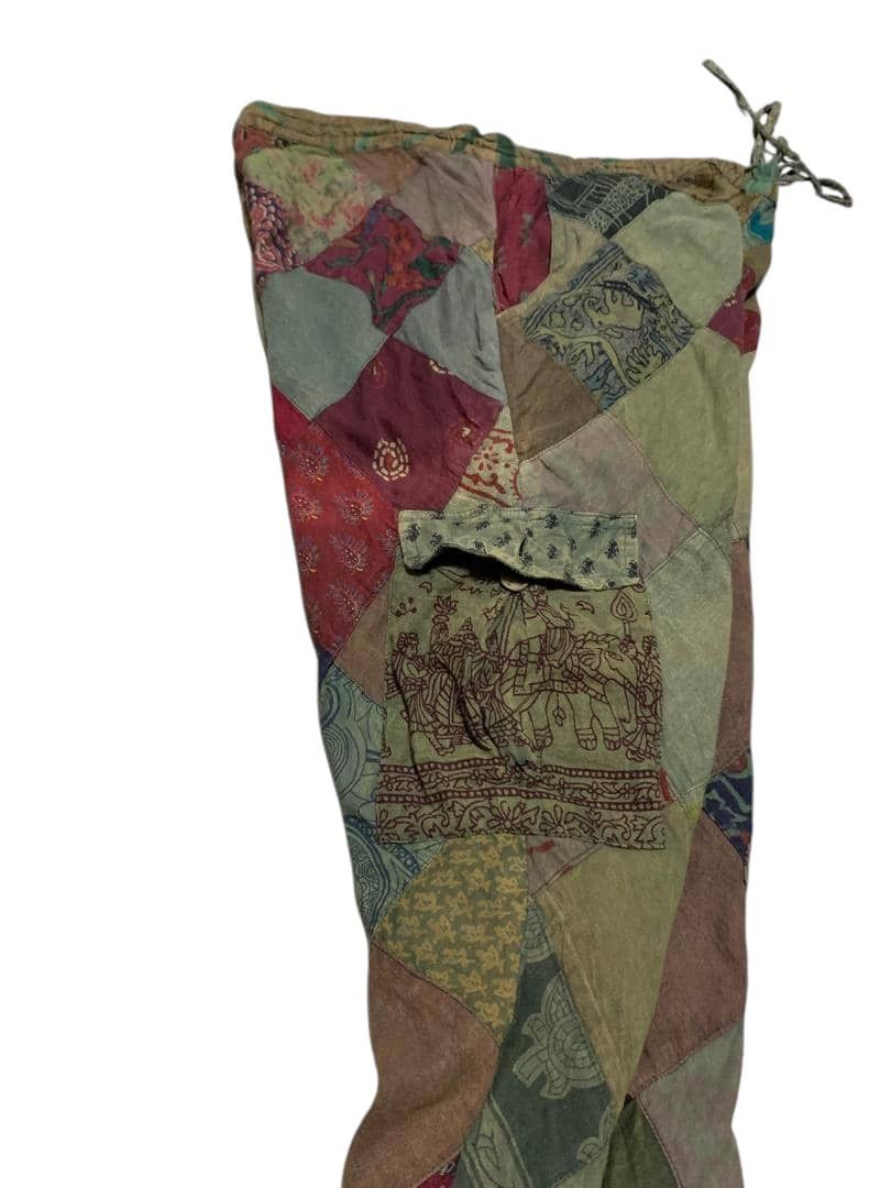 If Six Was Nine Vintage Japanese Brand Patchwork Cargo Relaxed Pants Size US 34 / EU 50 - 5 Thumbnail