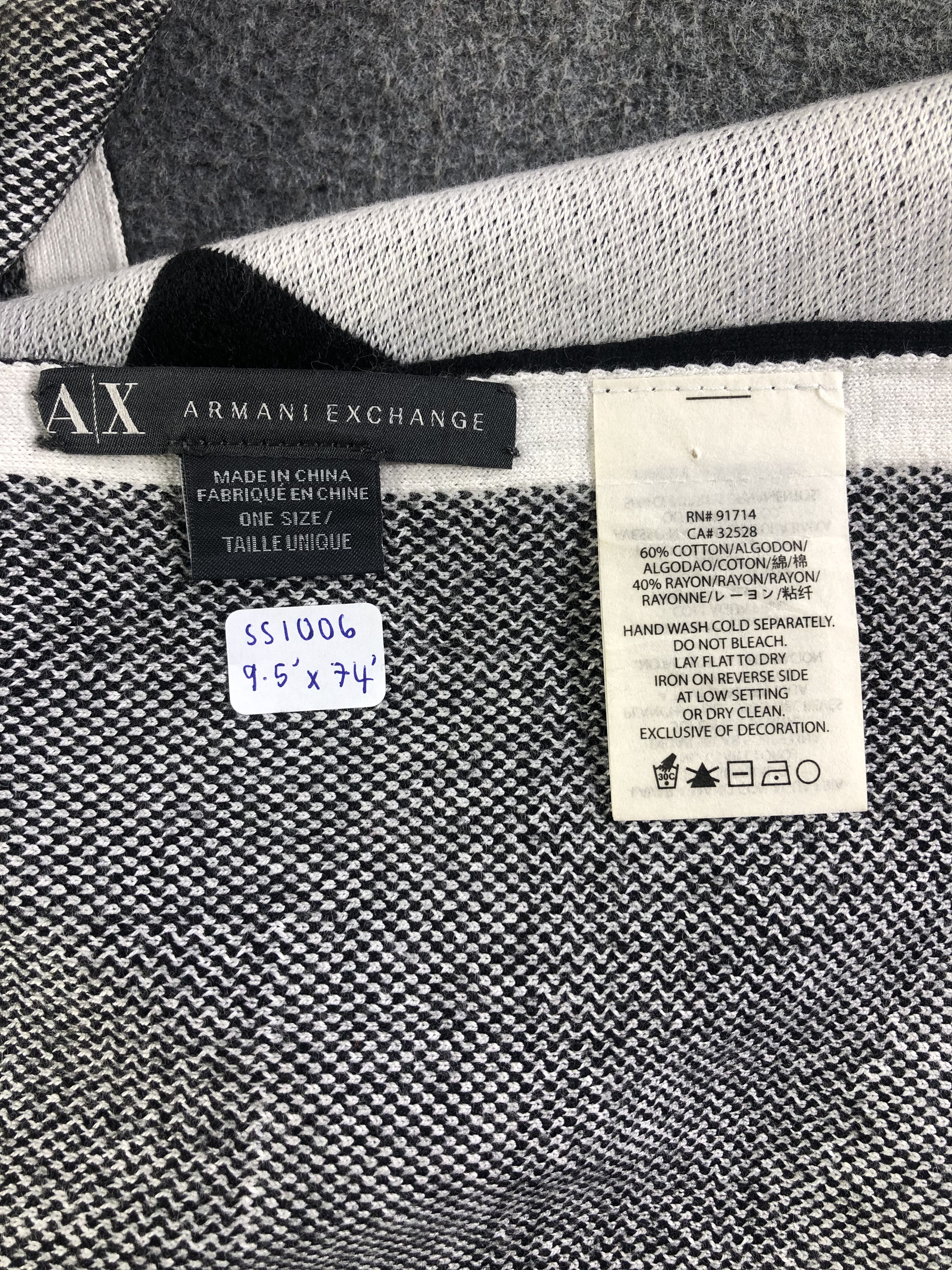 Armani Exchange Armani Exchange Scarf / Muffler / Neckwear Size ONE SIZE - 4 Thumbnail