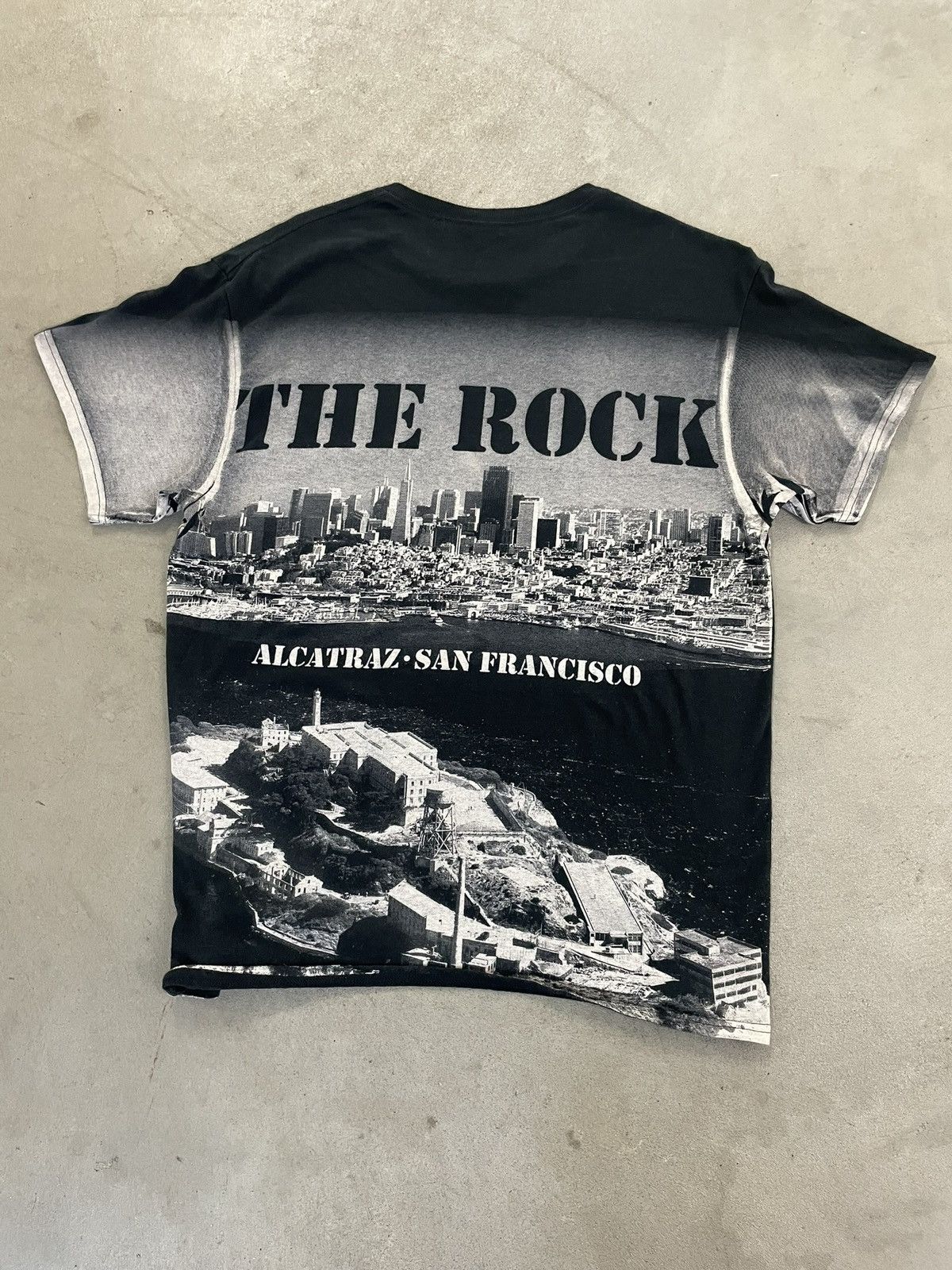 Vintage ULTRA RARE Acme trading CO THE ROCK San Fransico heavy tee Size US L / EU 52-54 / 3 - 3 Thumbnail