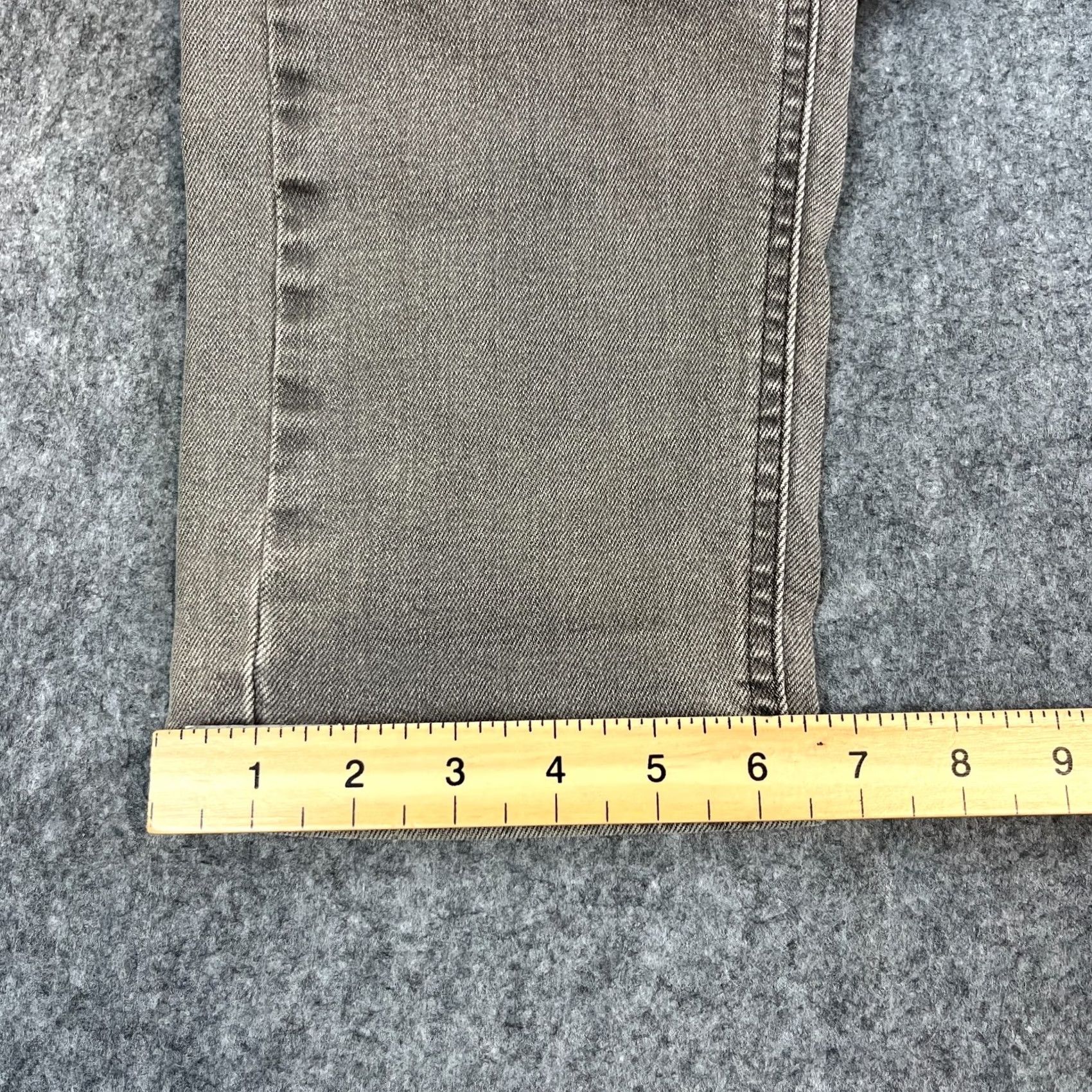 Lee Lee Mens Jeans Slim Fit 32 32 Light Grey Wash Denim Zip Fly 5-Pocket Tapered Size US 32 / EU 48 - 3 Thumbnail