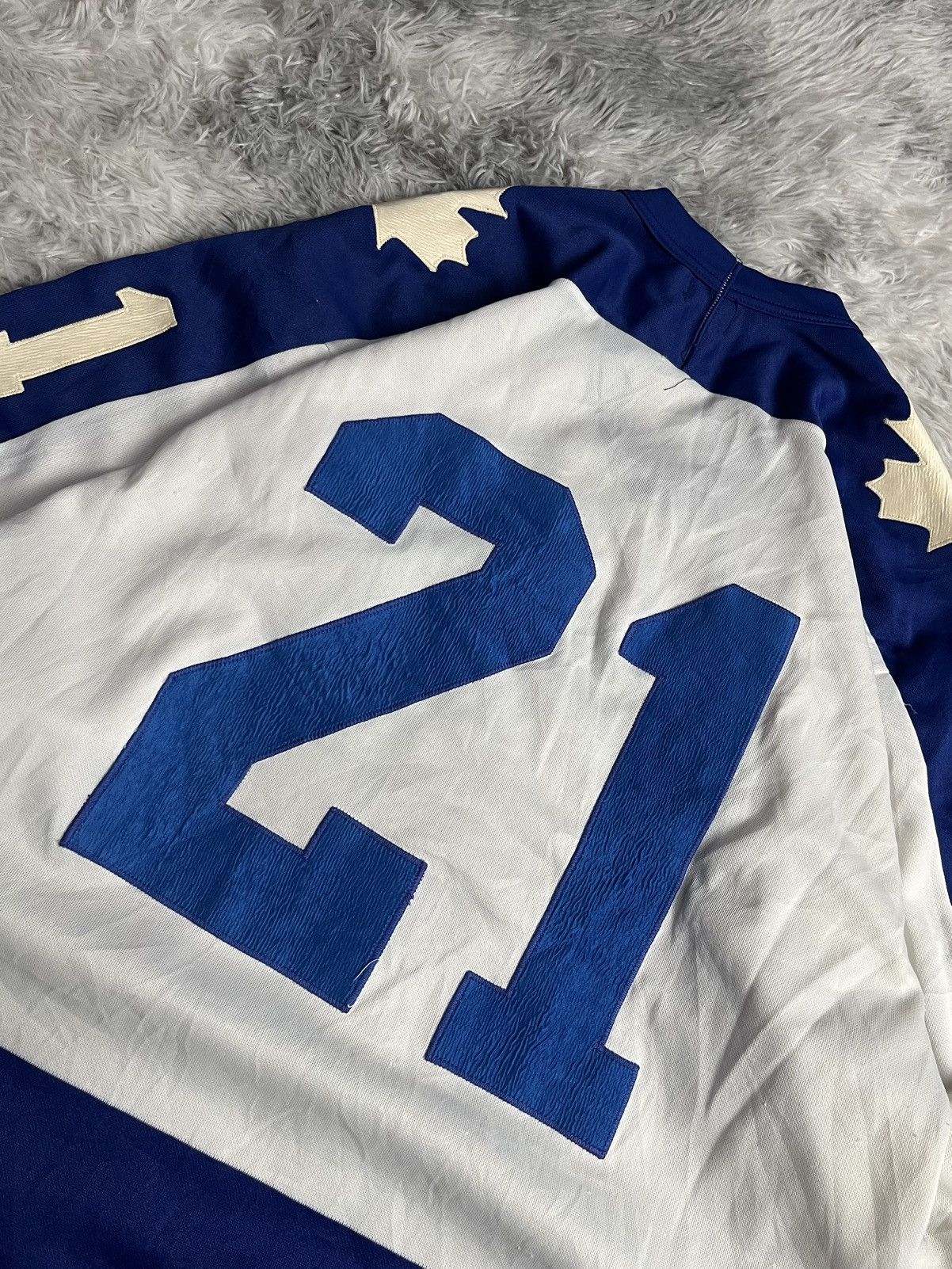 NHL NHL TORONTO MAPLE LEAFS ICE HOCKEY SHIRT JERSEY CCM Size US M / EU 48-50 / 2 - 11 Thumbnail