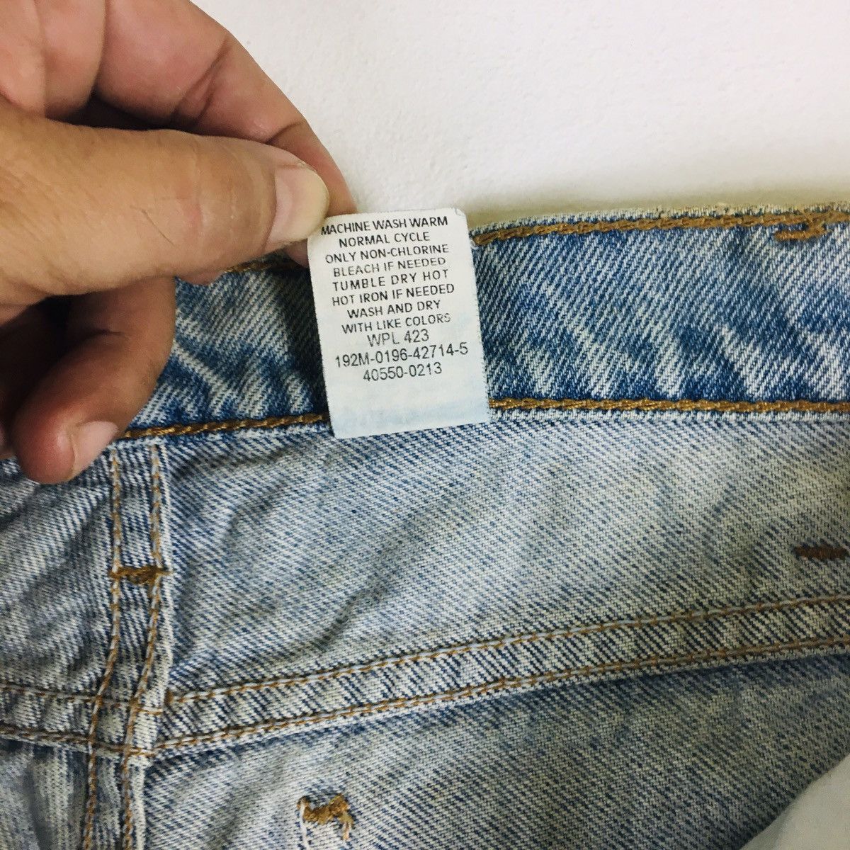Levi's Vintage 90s Levi’s 550 Orange Tab Relaxed Fit Tapered Leg Size US 30 / EU 46 - 12 Thumbnail