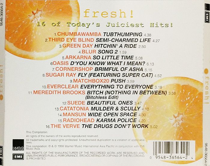 Band Tees vintage band FRESH 16 OF TODAY'S JUICIEST HITS! t shirts Size US M / EU 48-50 / 2 - 4 Thumbnail