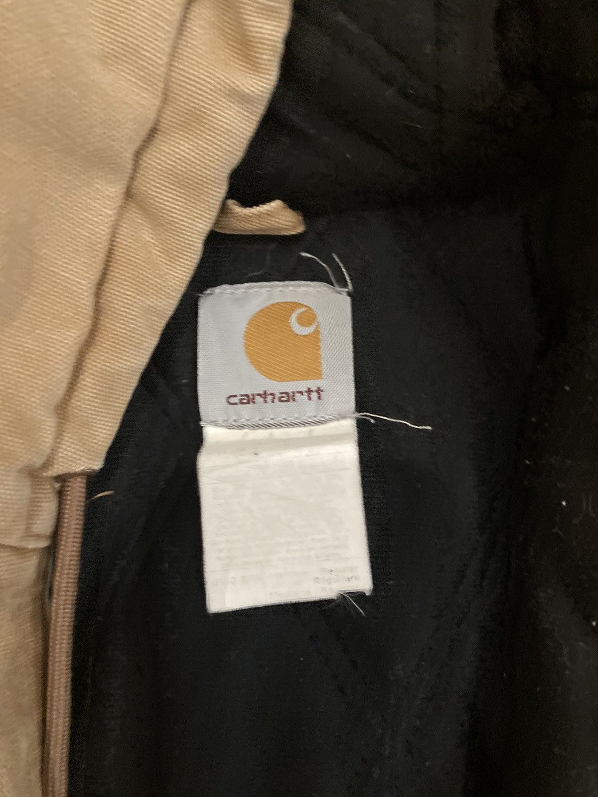 Carhartt × Vintage Vintage Beige Carhartt Canvas Jacket Size US M / EU 48-50 / 2 - 2 Thumbnail
