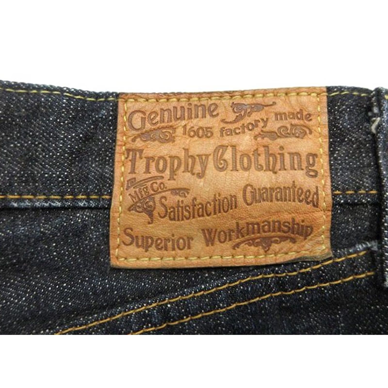 Trophy Clothing TROPHY CLOTHING 1605 denim pants Indigo Jeans 30 Mens Indigo Vintage? Size US 30 / EU 46 - 3 Thumbnail