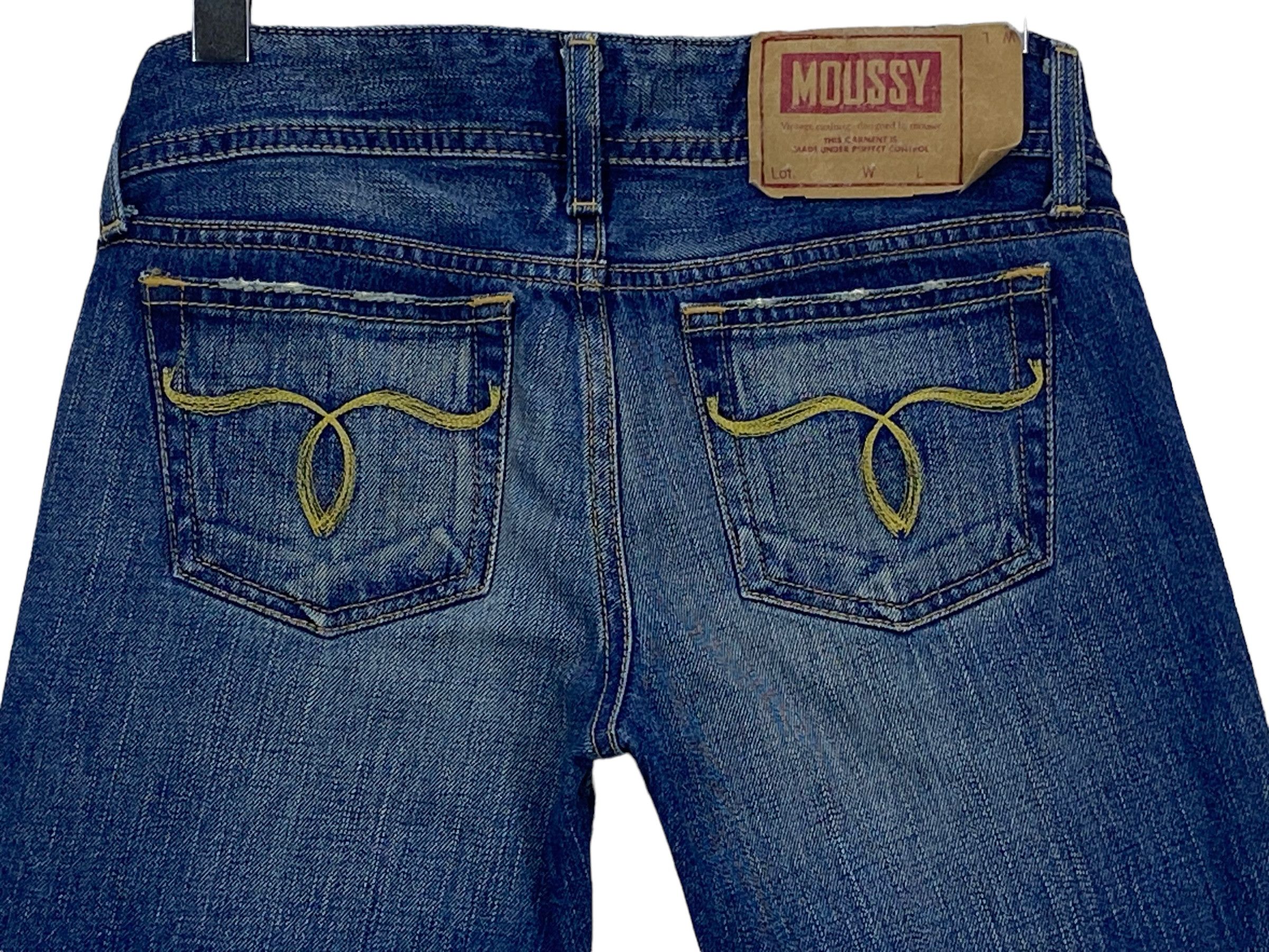 Japanese Brand × MOUSSY Moussy Japan Low Rise Loose Wide Leg Jeans Size 25" / US 0 / IT 36 - 5 Thumbnail