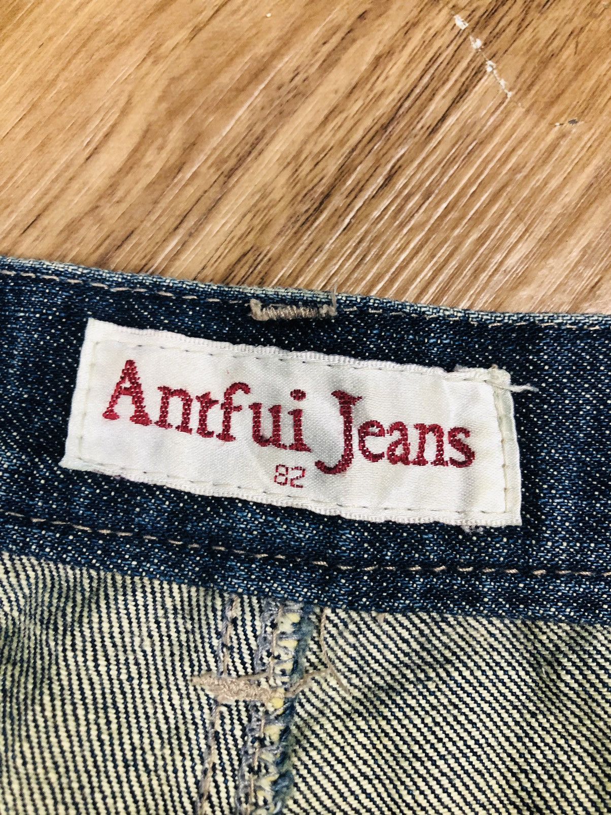 Japanese Brand Rare Vintage ANTFUI JEANS 82 Denim (37) Size US 32 / EU 48 - 10 Thumbnail