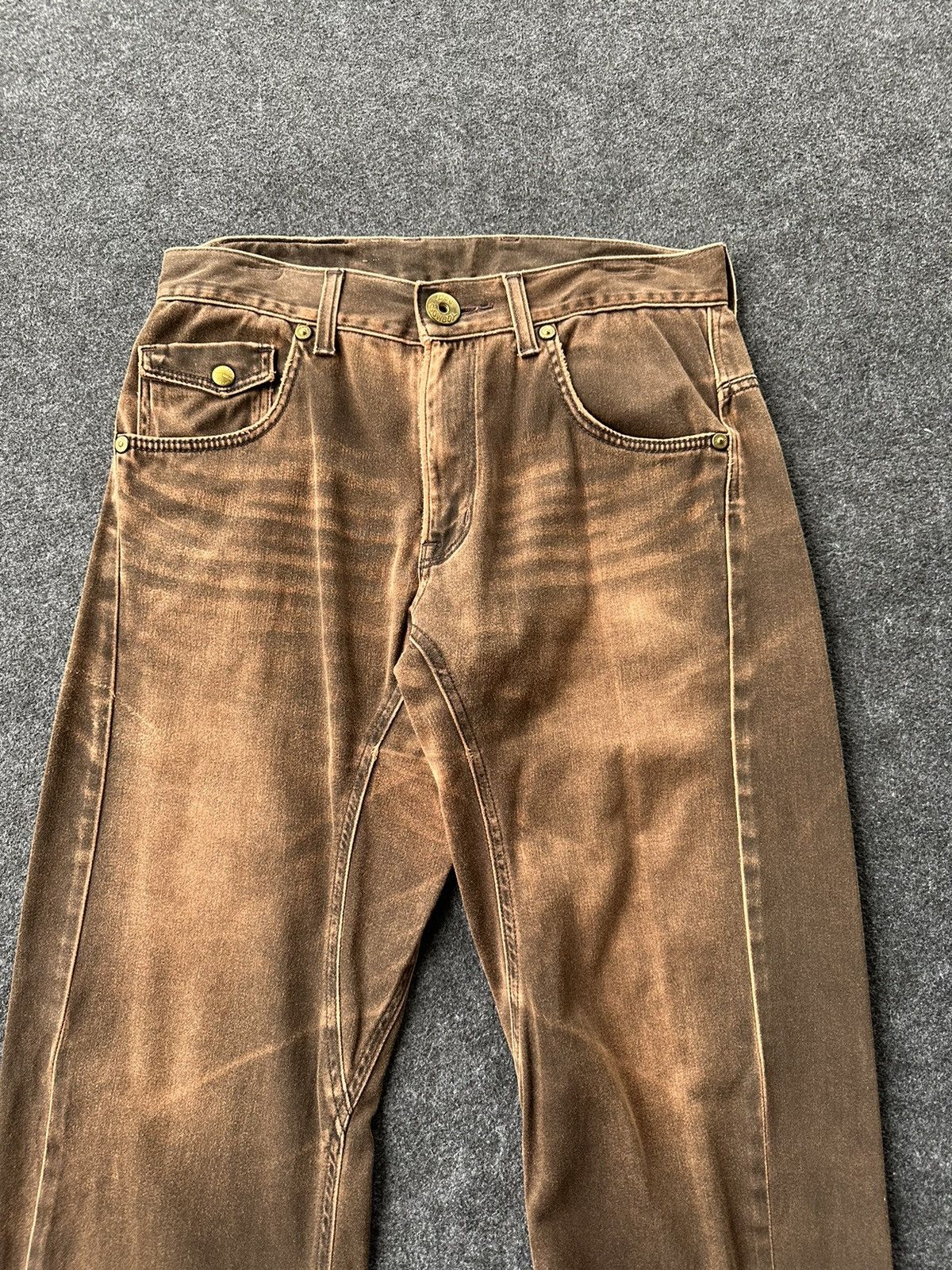 Beauty Beast × If Six Was Nine × Lee Vintage Lee Wide Leg Tapered Nice Faded Colour D254 Size US 32 / EU 48 - 2 Thumbnail