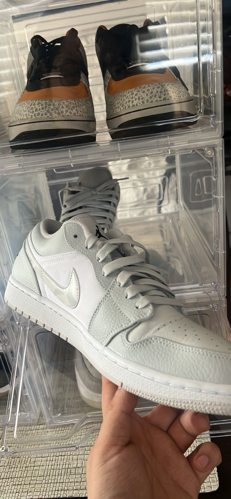 Nike Nike Air Jordan 1 Low White Camo Size US 11 / EU 44 - 7 Thumbnail