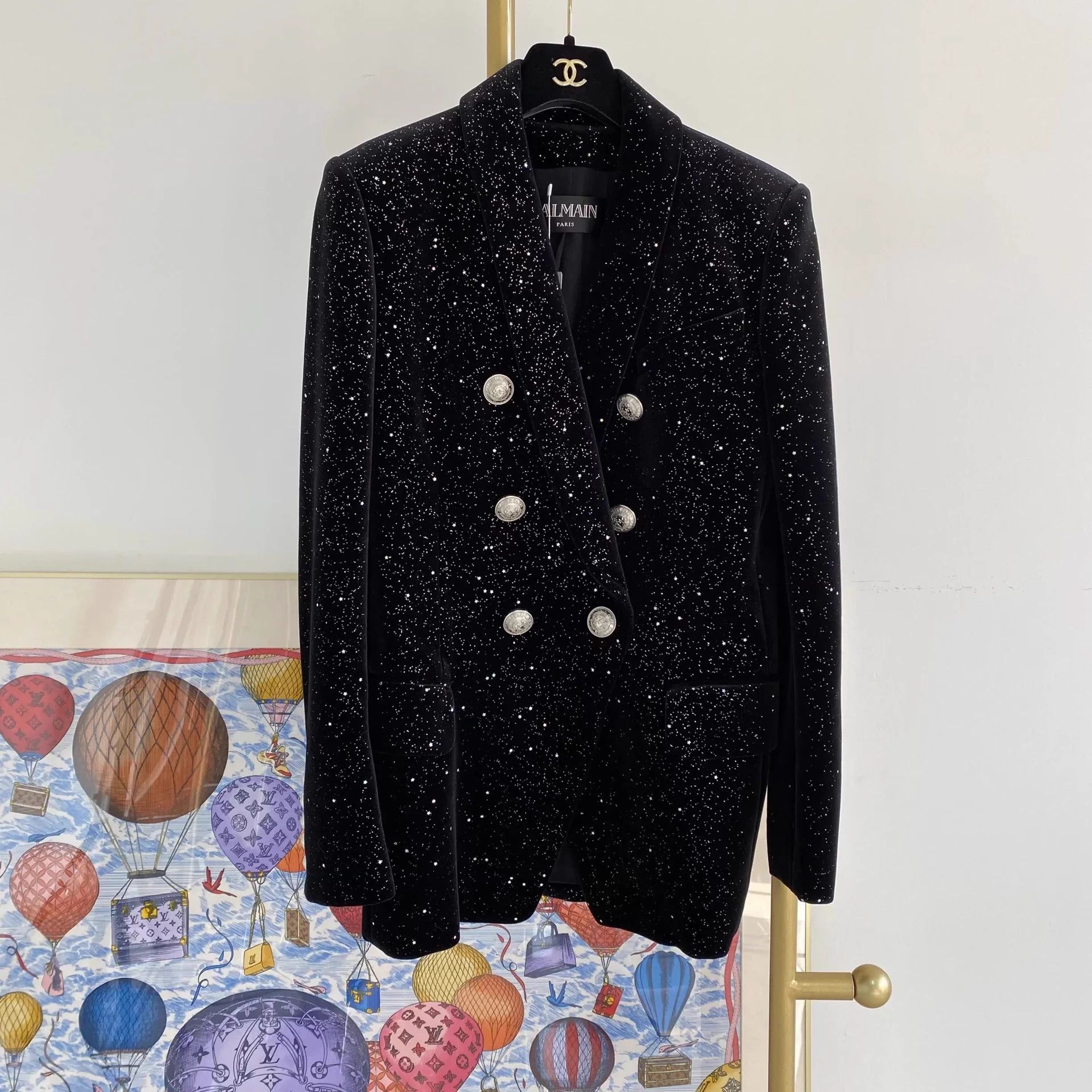 Balmain Balmain Black Velvet Jacket 38 Size XS / US 0-2 / IT 36-38 - 2 Thumbnail