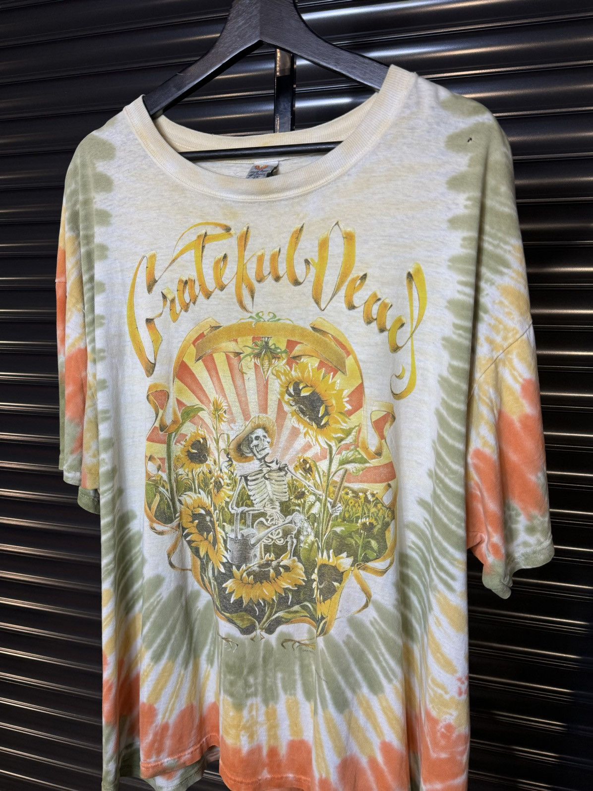 Vintage 1994 Grateful Dead Sunflower Tie Dye Sundog Tee - XXL Size US XXL / EU 58 / 5 - 2 Thumbnail
